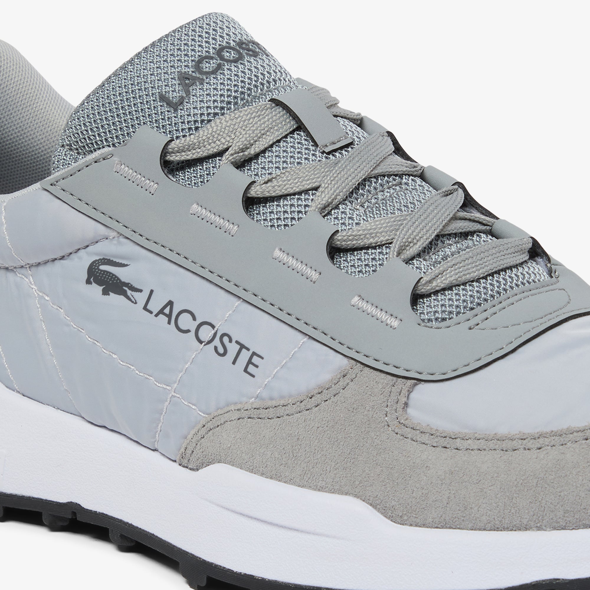 Lacoste Elite Active Evo Erkek Gri Sneaker görsel 6