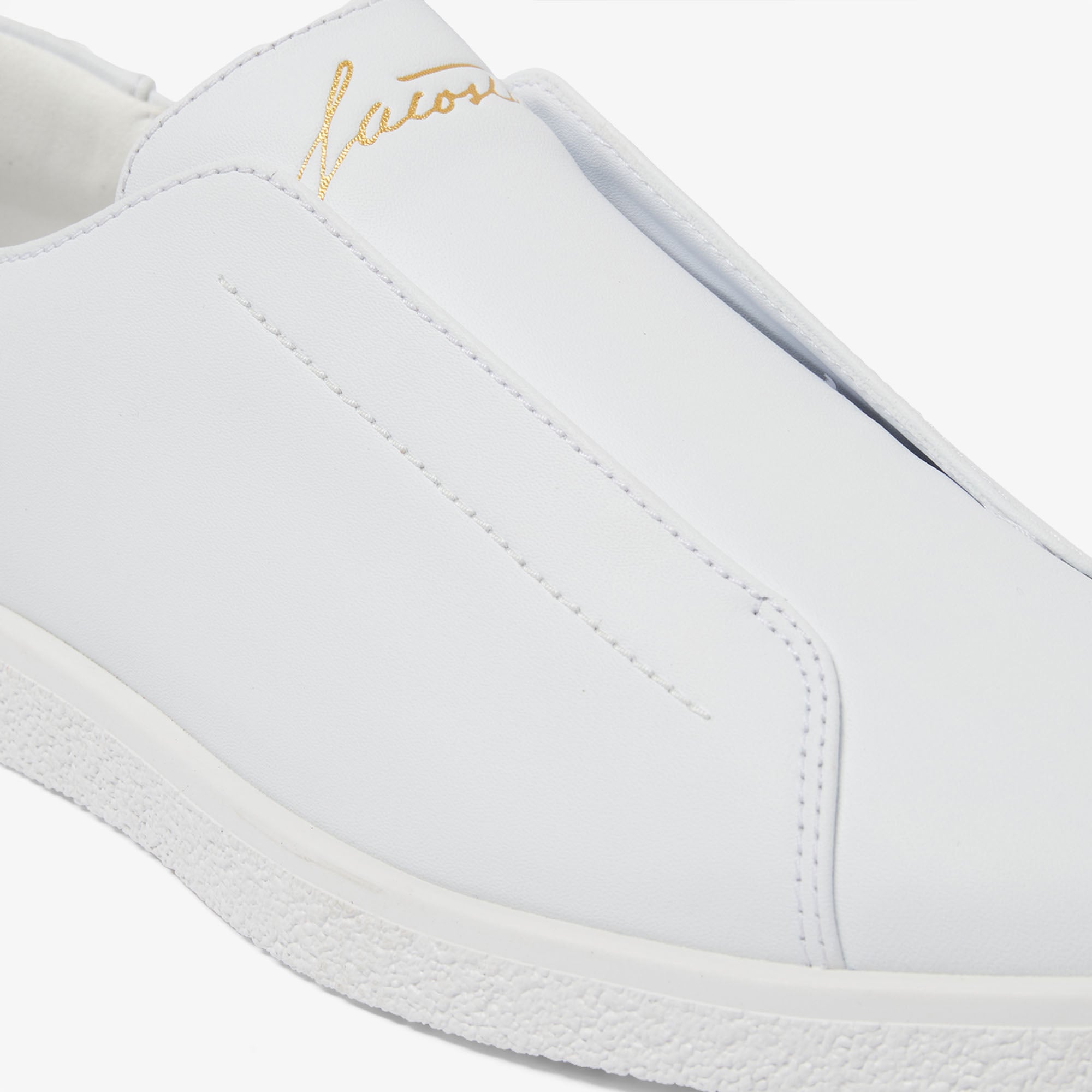 Lacoste Linecourt Slip-On Erkek Beyaz Sneaker görsel 6
