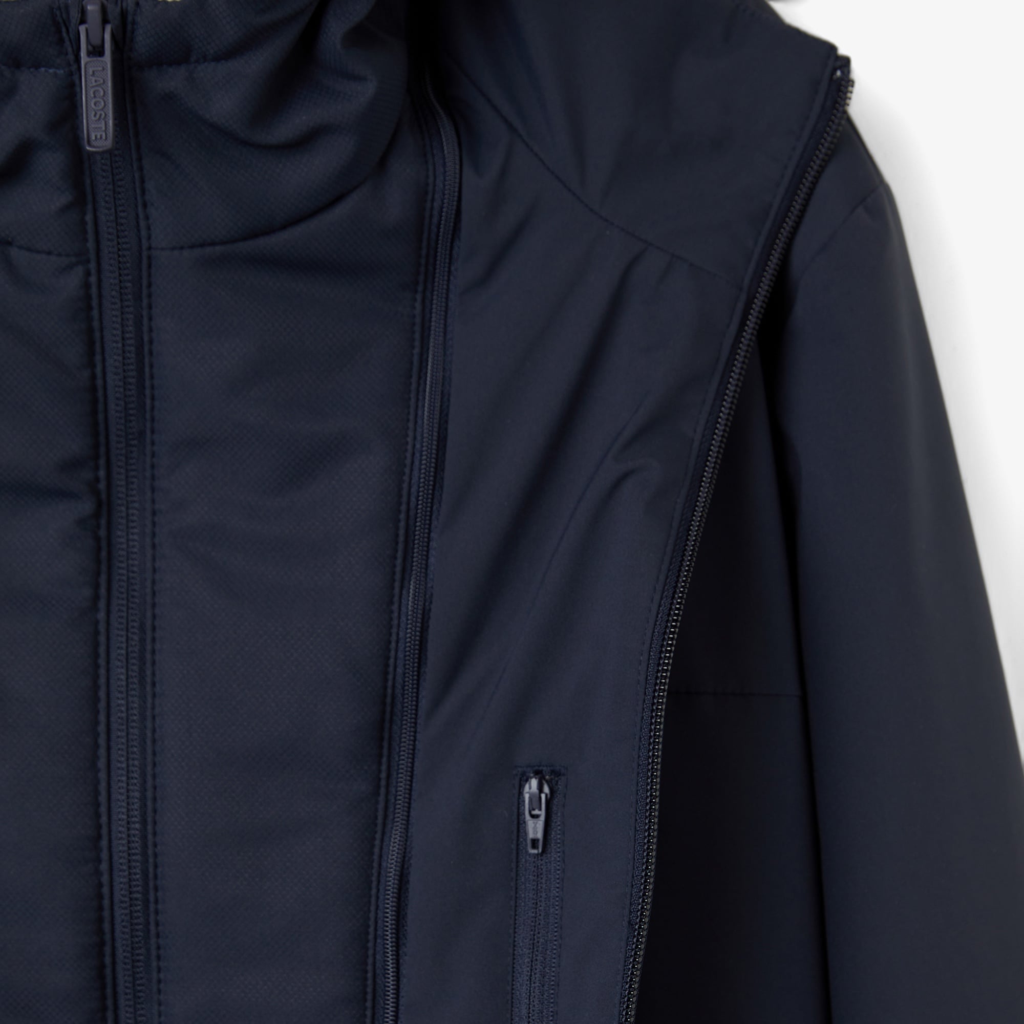 Erkek Relaxed Fit Kapüşonlu Lacivert Mont