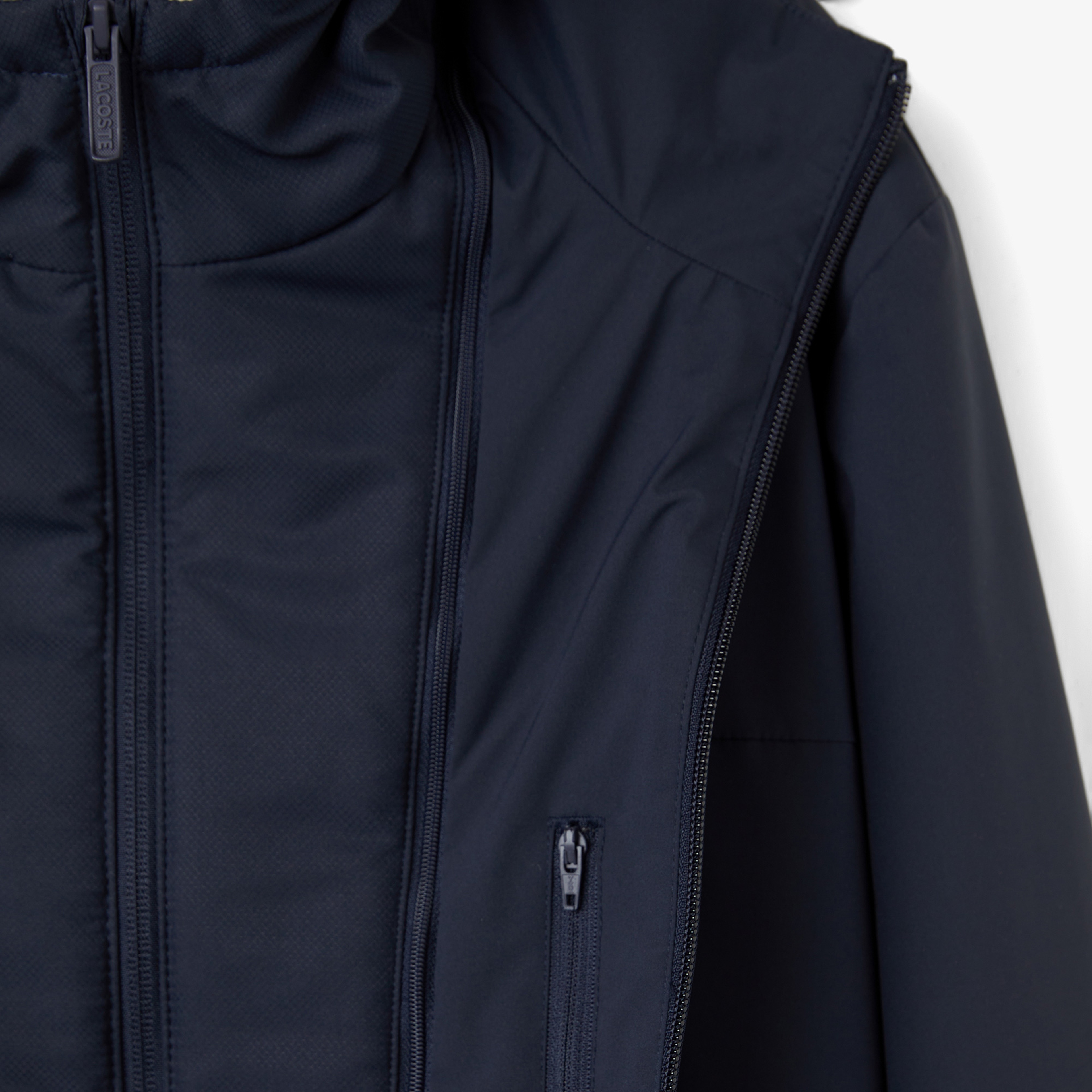 Erkek Relaxed Fit Kapüşonlu Lacivert Mont