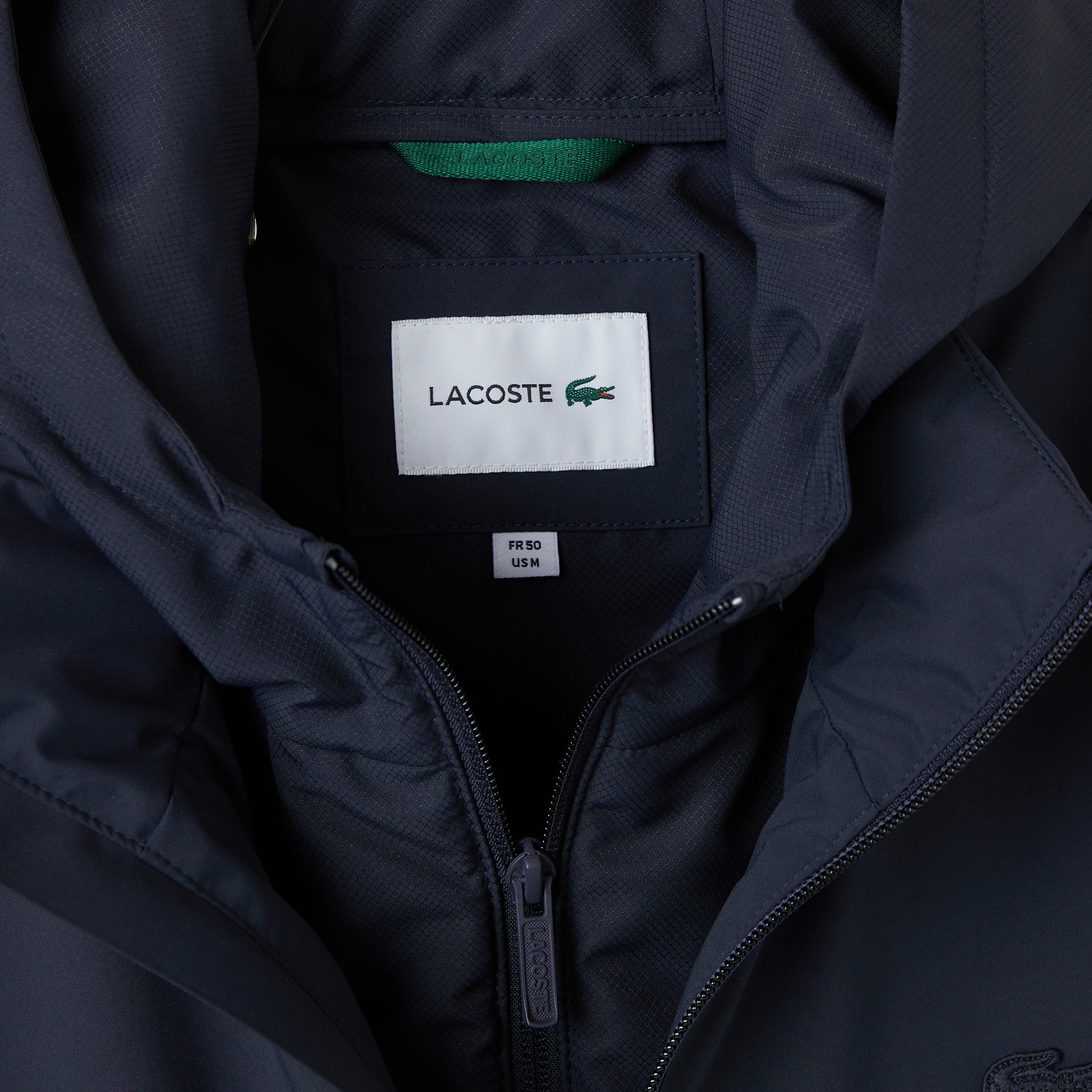 Erkek Relaxed Fit Kapüşonlu Lacivert Mont