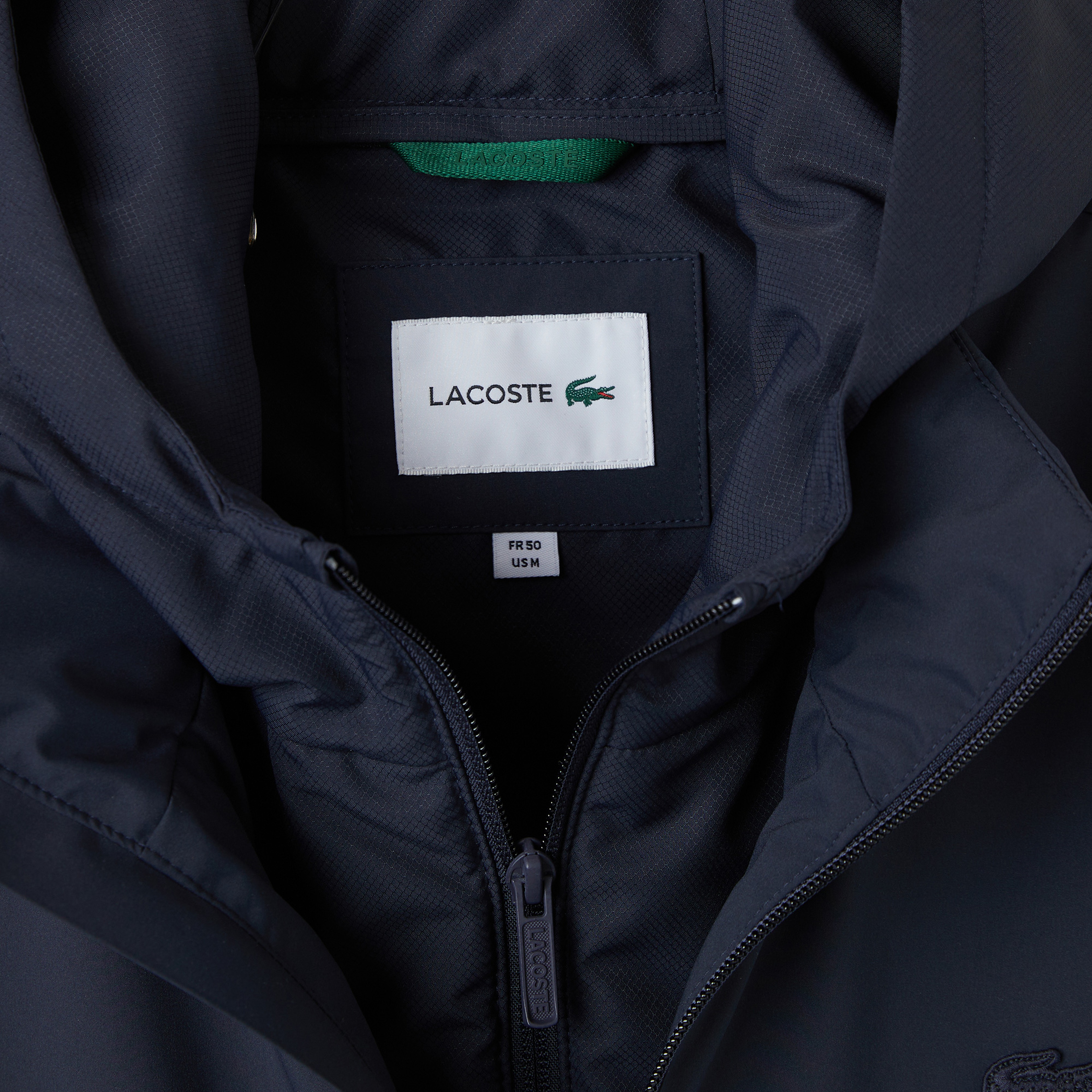 Erkek Relaxed Fit Kapüşonlu Lacivert Mont