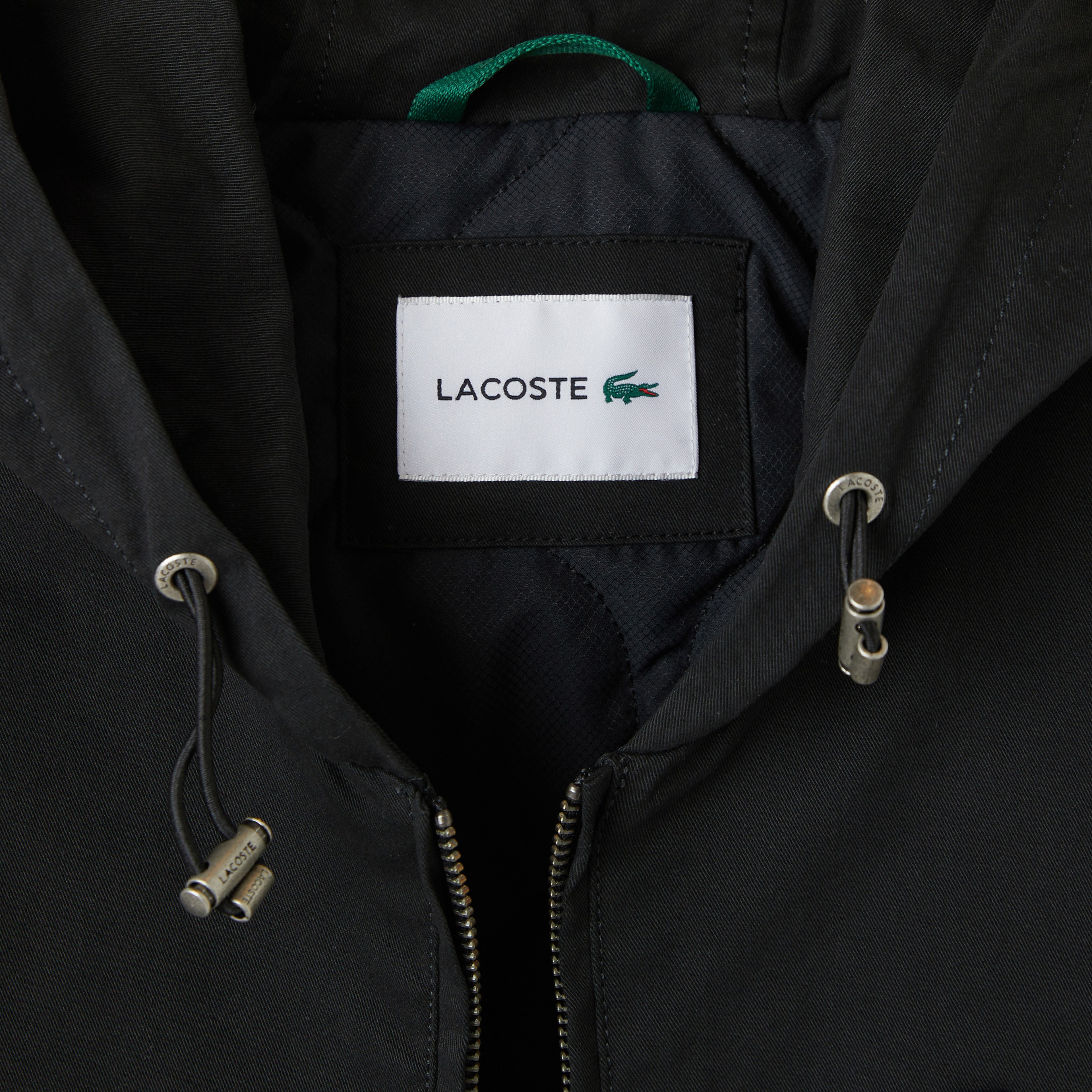 Kadın Relaxed Fit Kapüşonlu Siyah Ceket