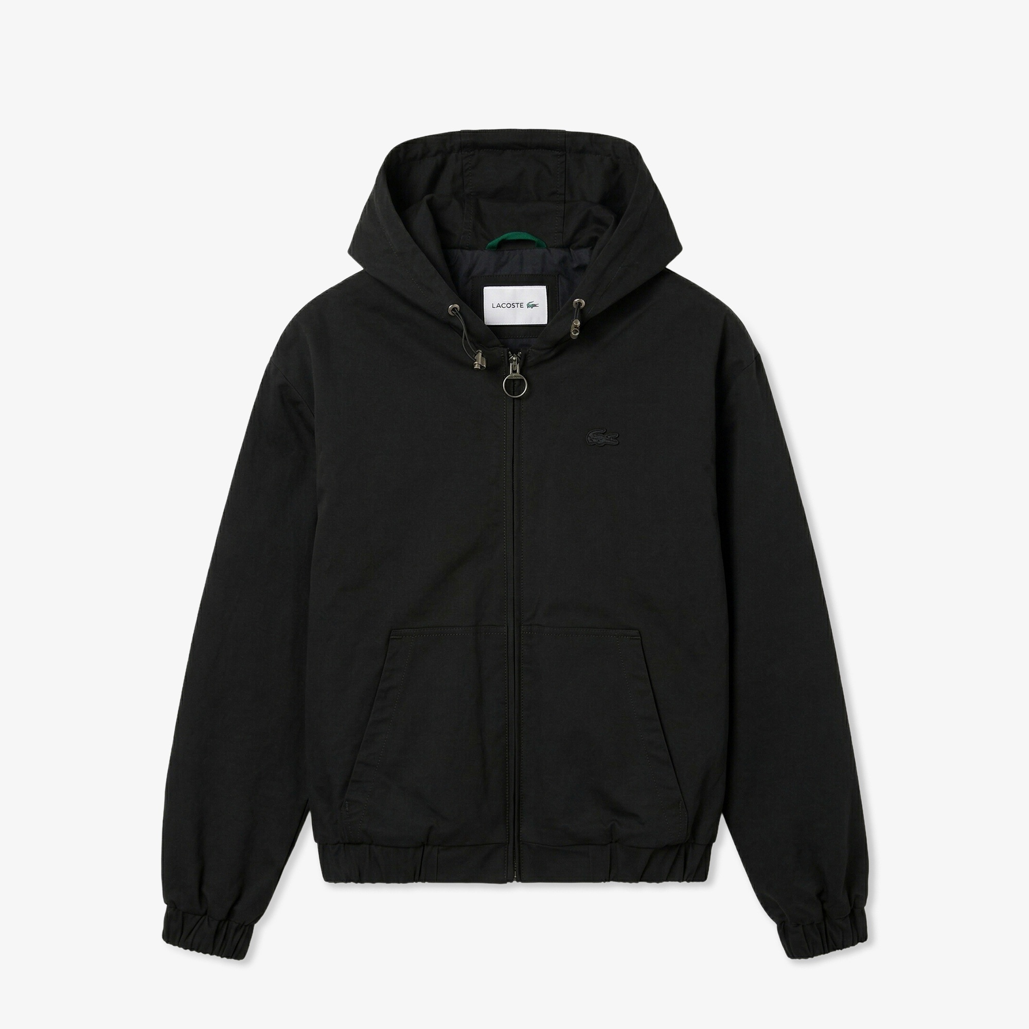 Kadın Relaxed Fit Kapüşonlu Siyah Ceket