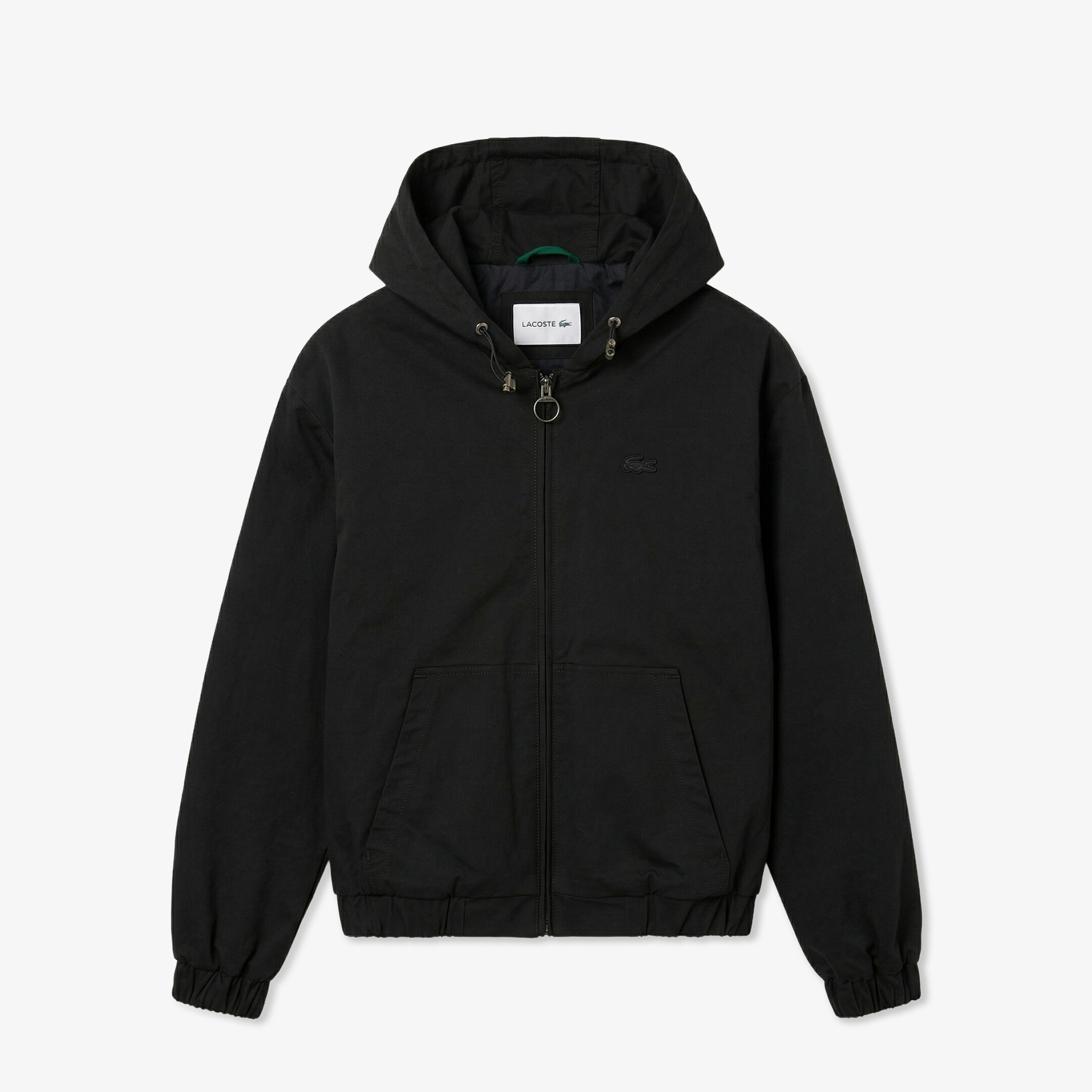 Kadın Relaxed Fit Kapüşonlu Siyah Ceket