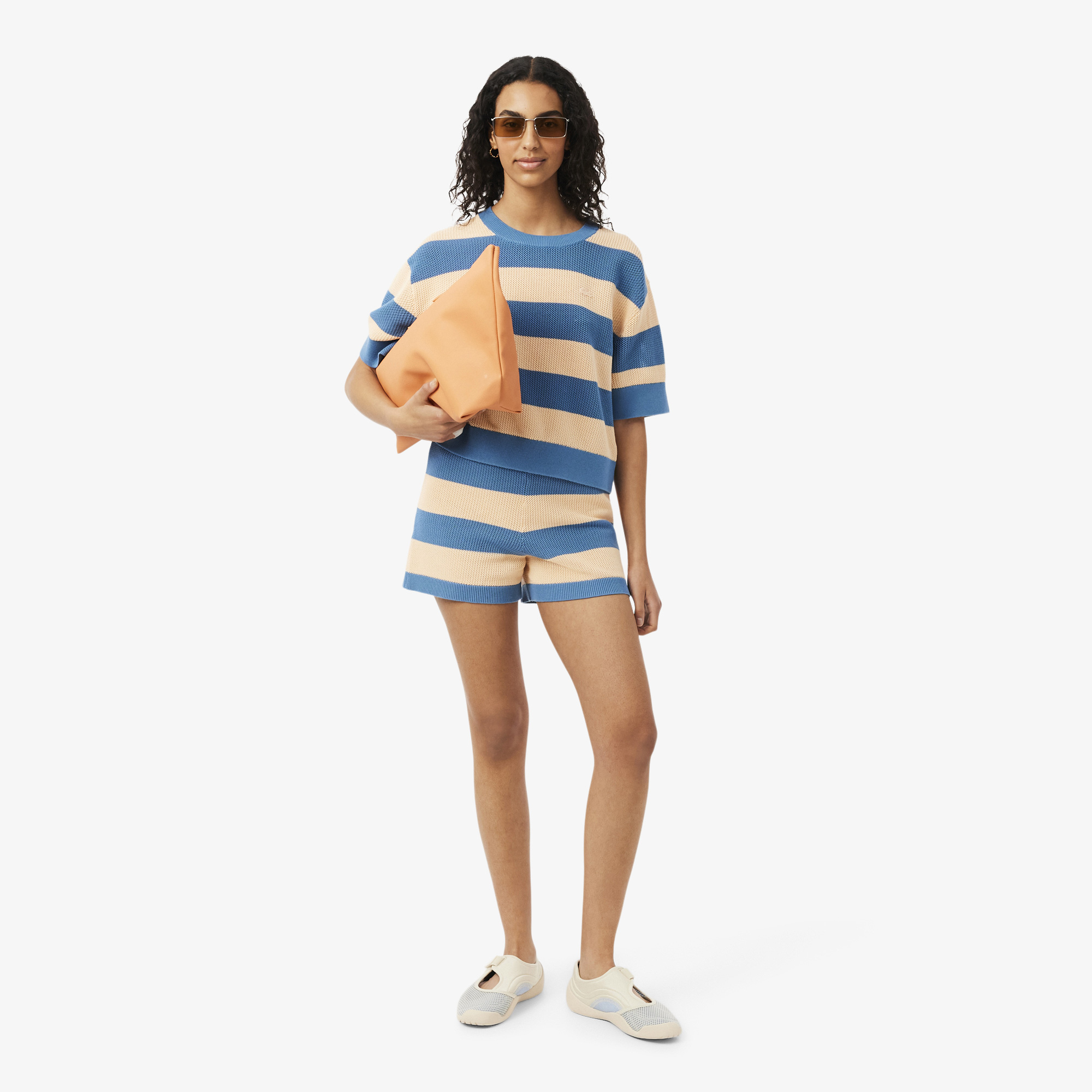 Lacoste Low Mystere Kadın Bej Sneaker görsel 7