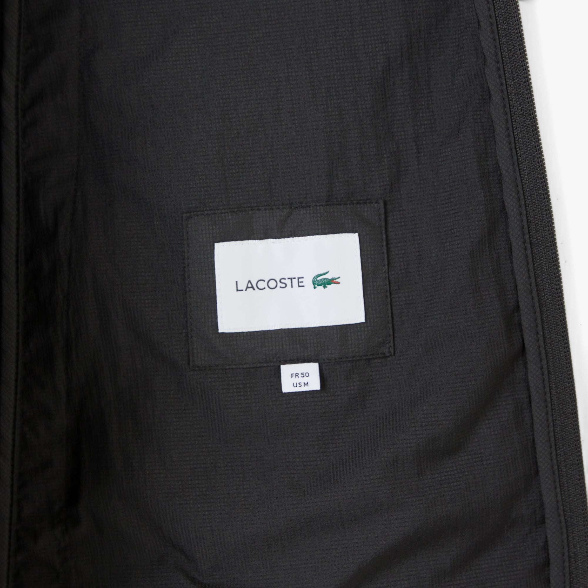 Erkek Kapüşonlu Siyah Yağmurluk