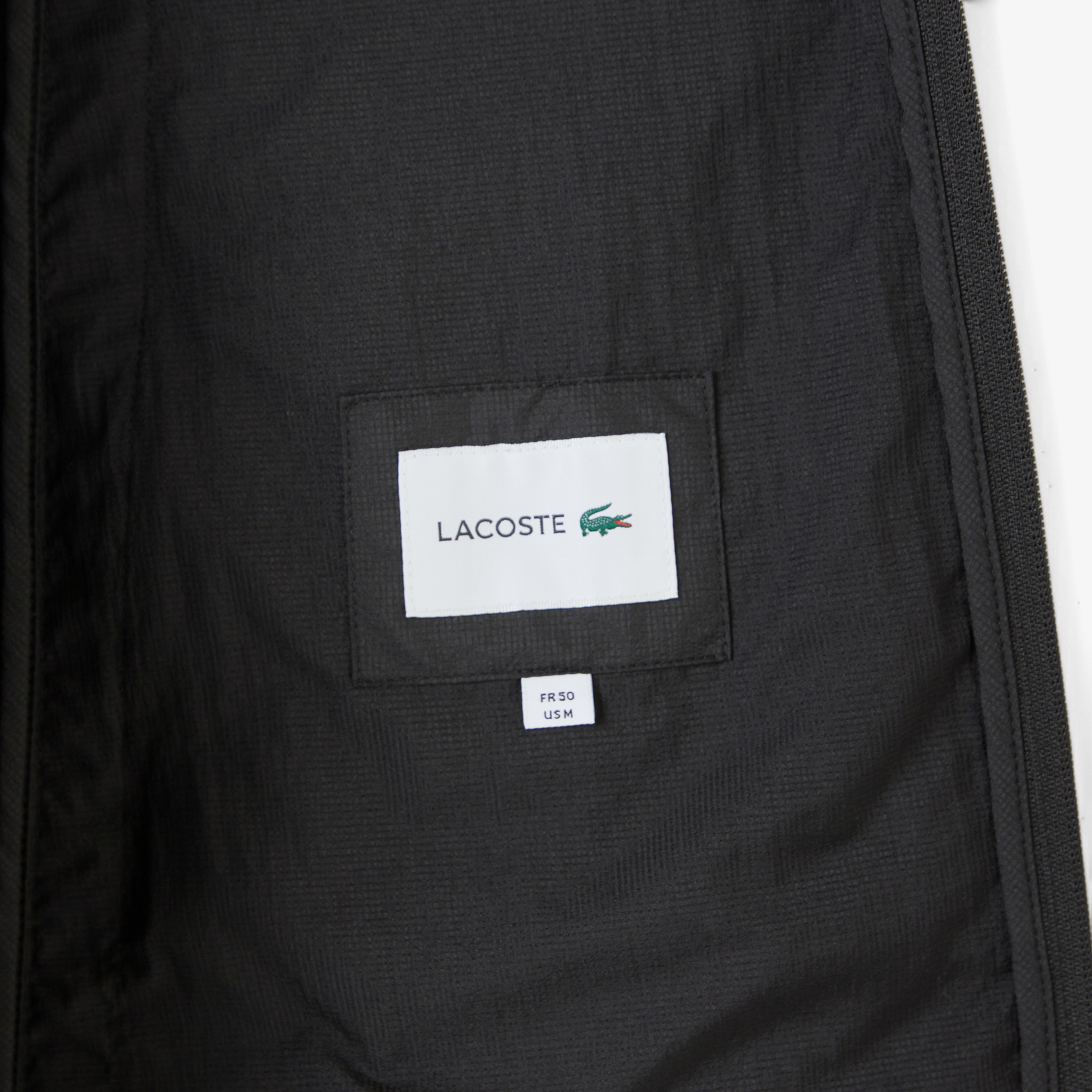 Erkek Kapüşonlu Siyah Yağmurluk