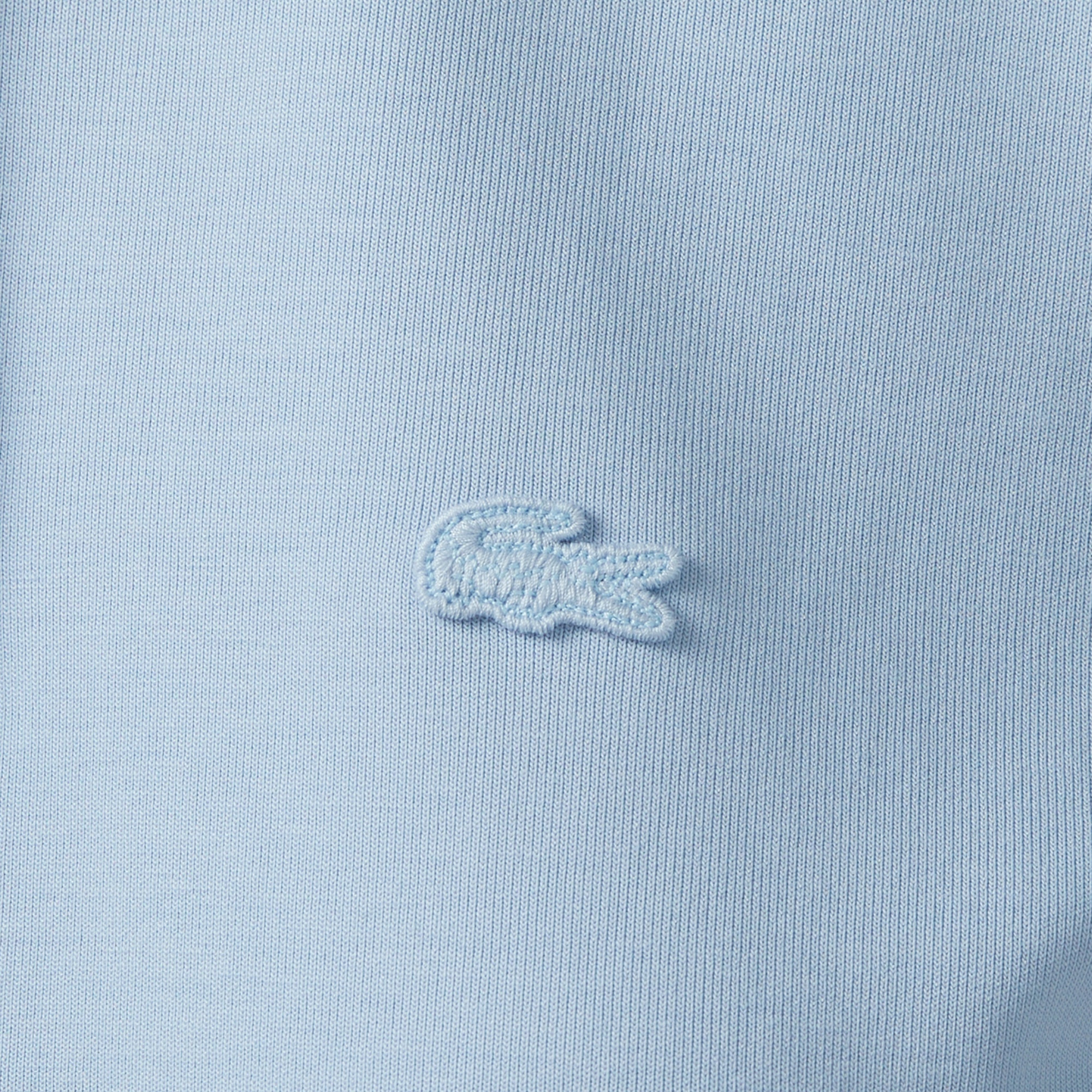 Kadın Loose Fit Dik Yaka Mavi Sweatshirt