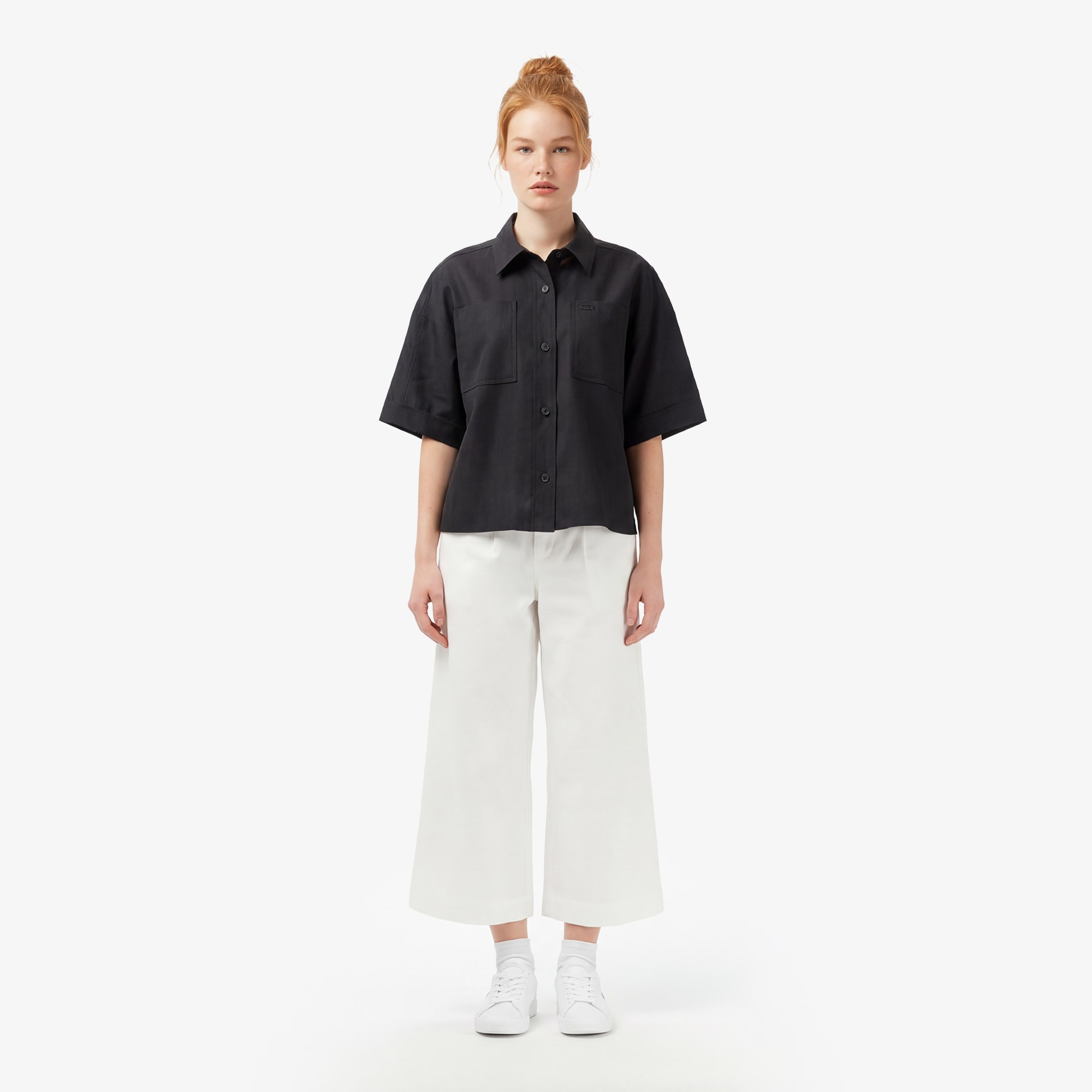 Kadın Relaxed Fit Krem Pantolon