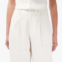 Kadın Relaxed Fit Krem Pantolon Krem