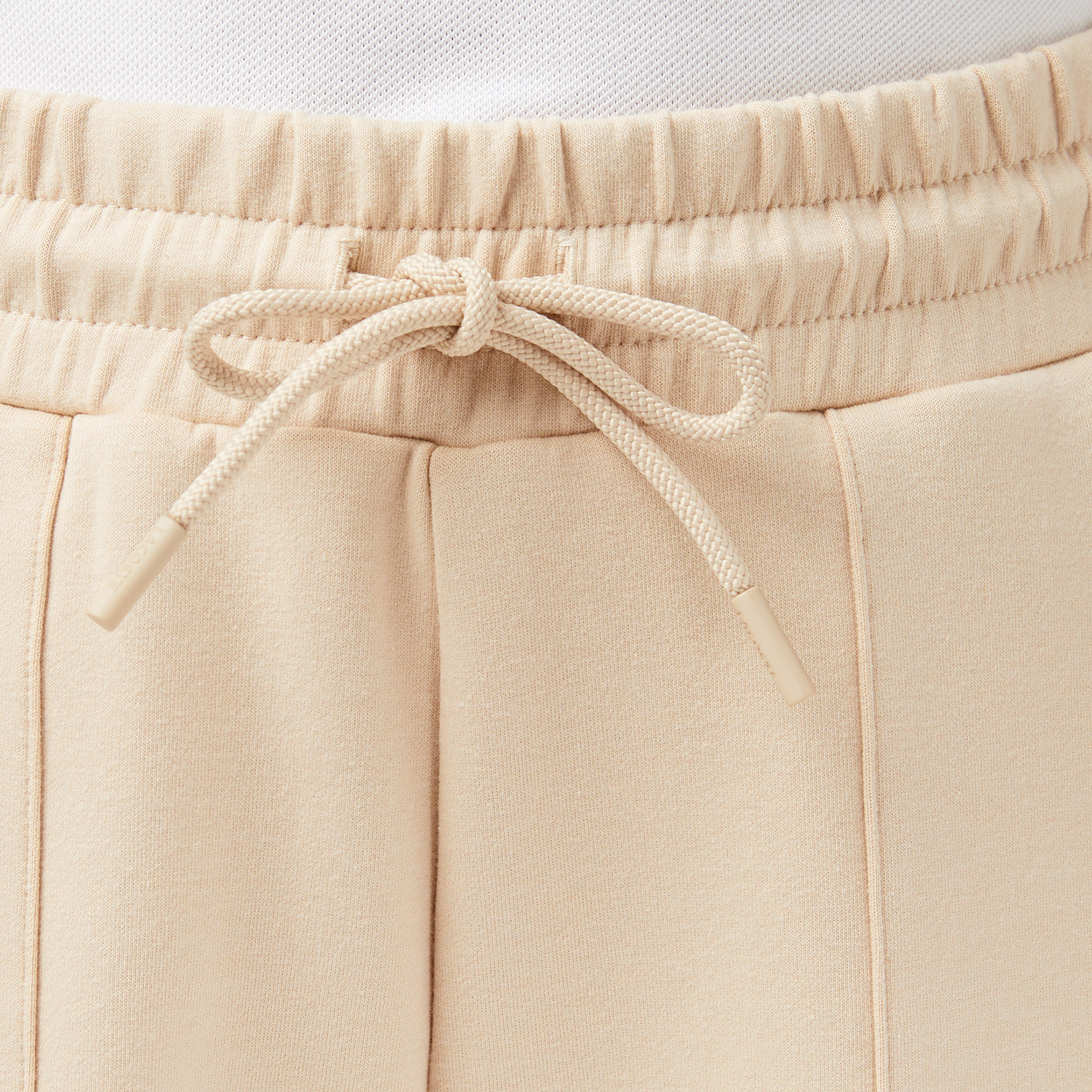 Lacoste Kadın Relaxed Fit Bej Şort görsel 7