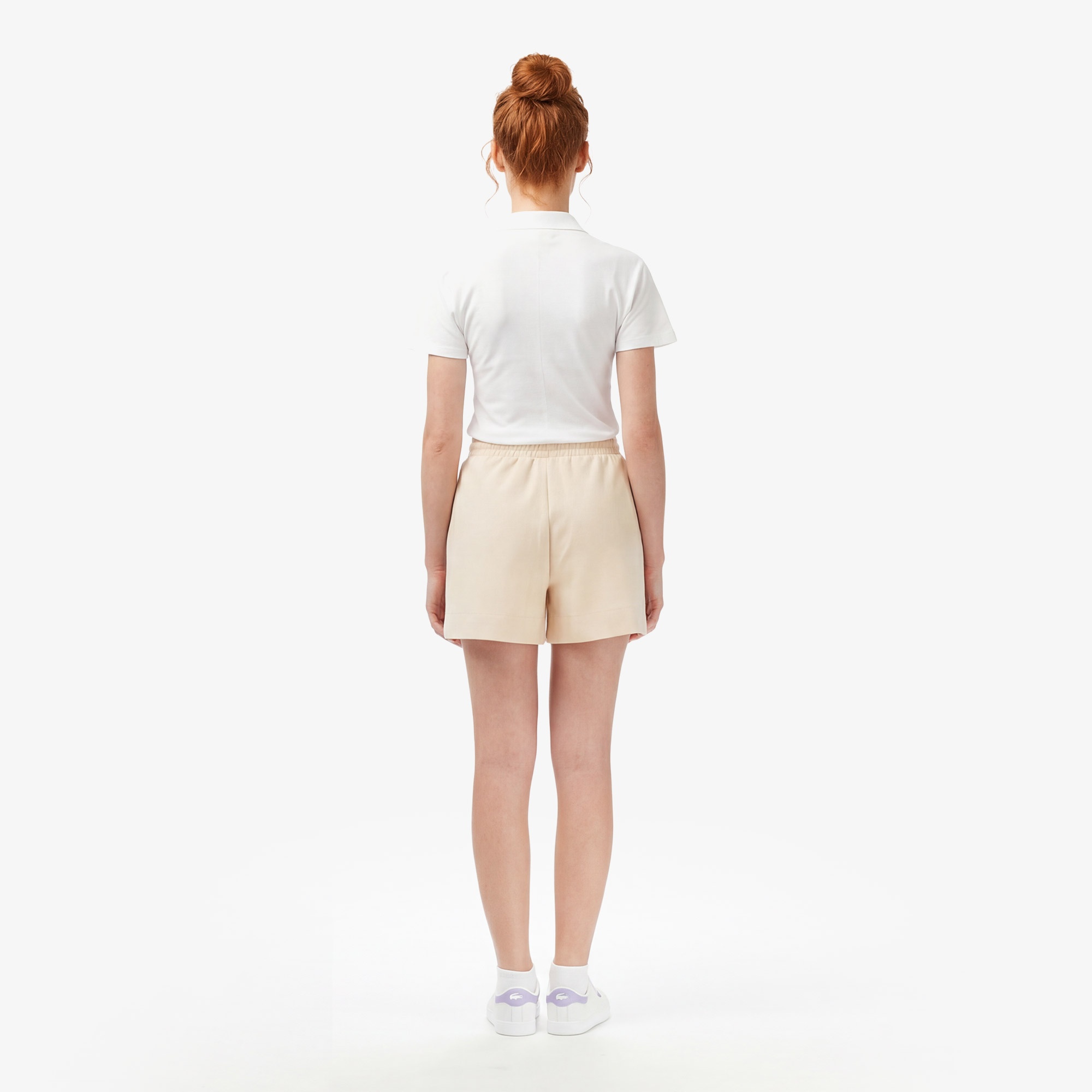 Kadın Relaxed Fit Bej Şort