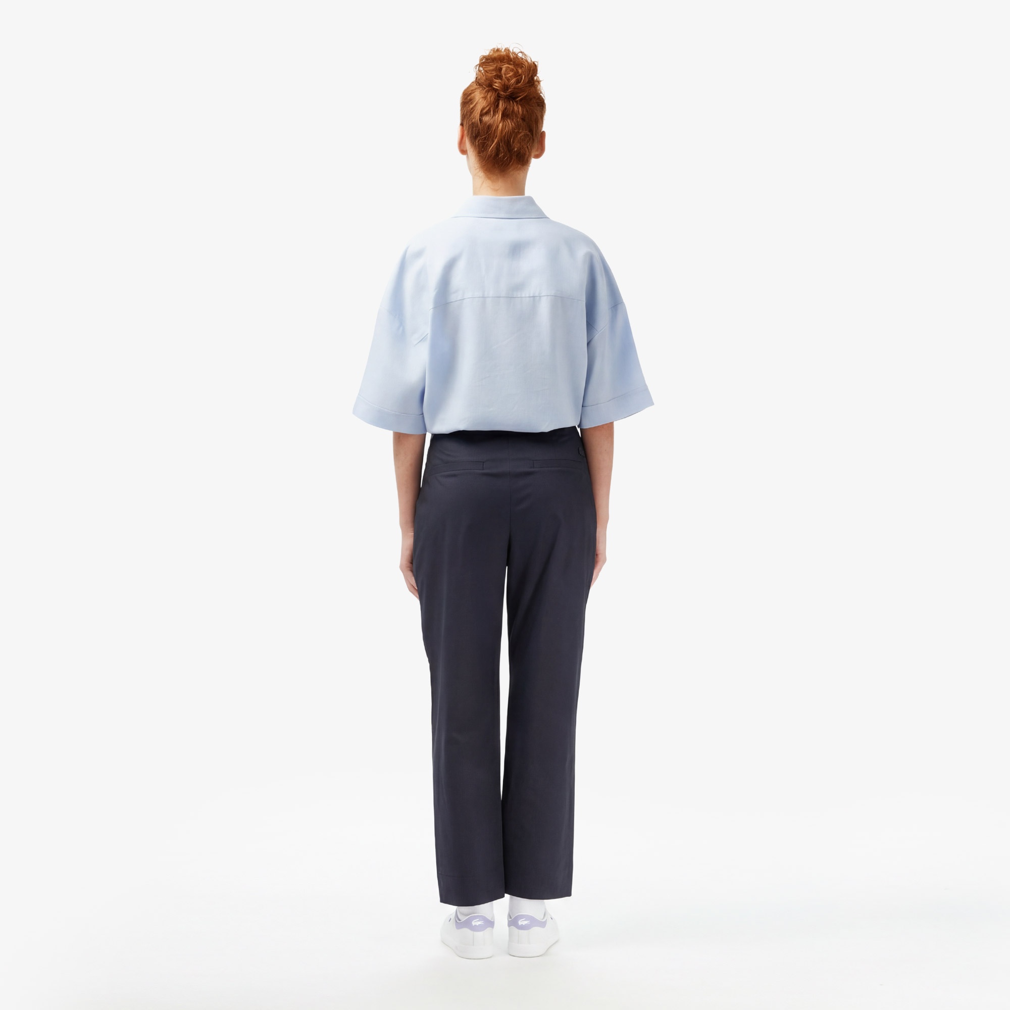 Kadın Regular Fit Koyu Gri Pantolon