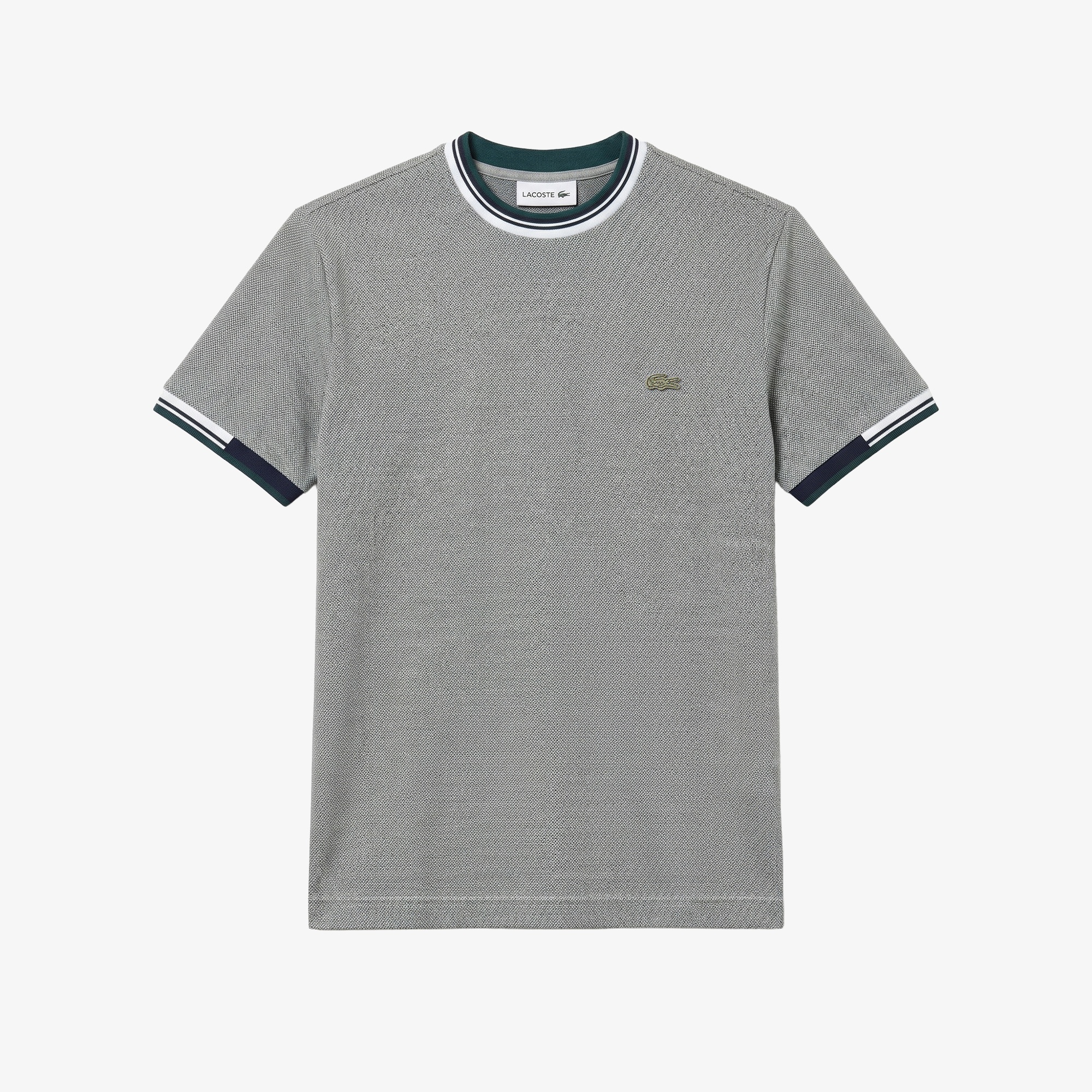 Erkek Regular Fit Bisiklet Yaka Gri T-Shirt