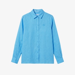 Kadın Relaxed Fit Mavi Gömlek Mavi