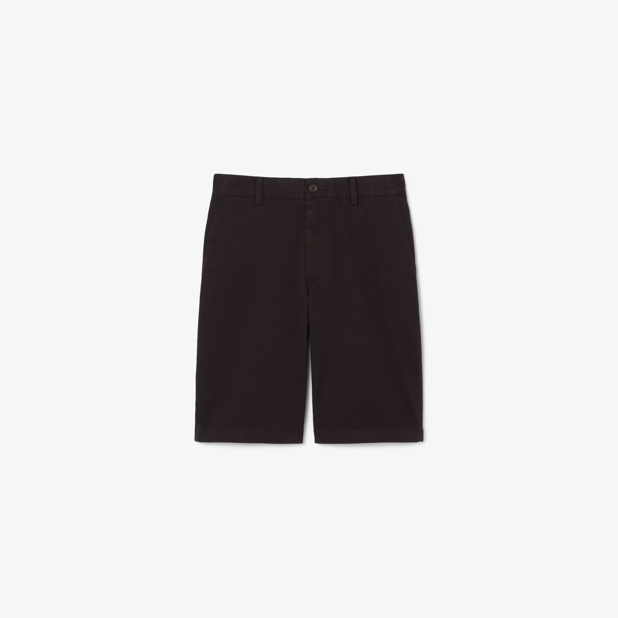 Lacoste Erkek Slim Fit Koyu Kahverengi Bermuda Şort görsel 4