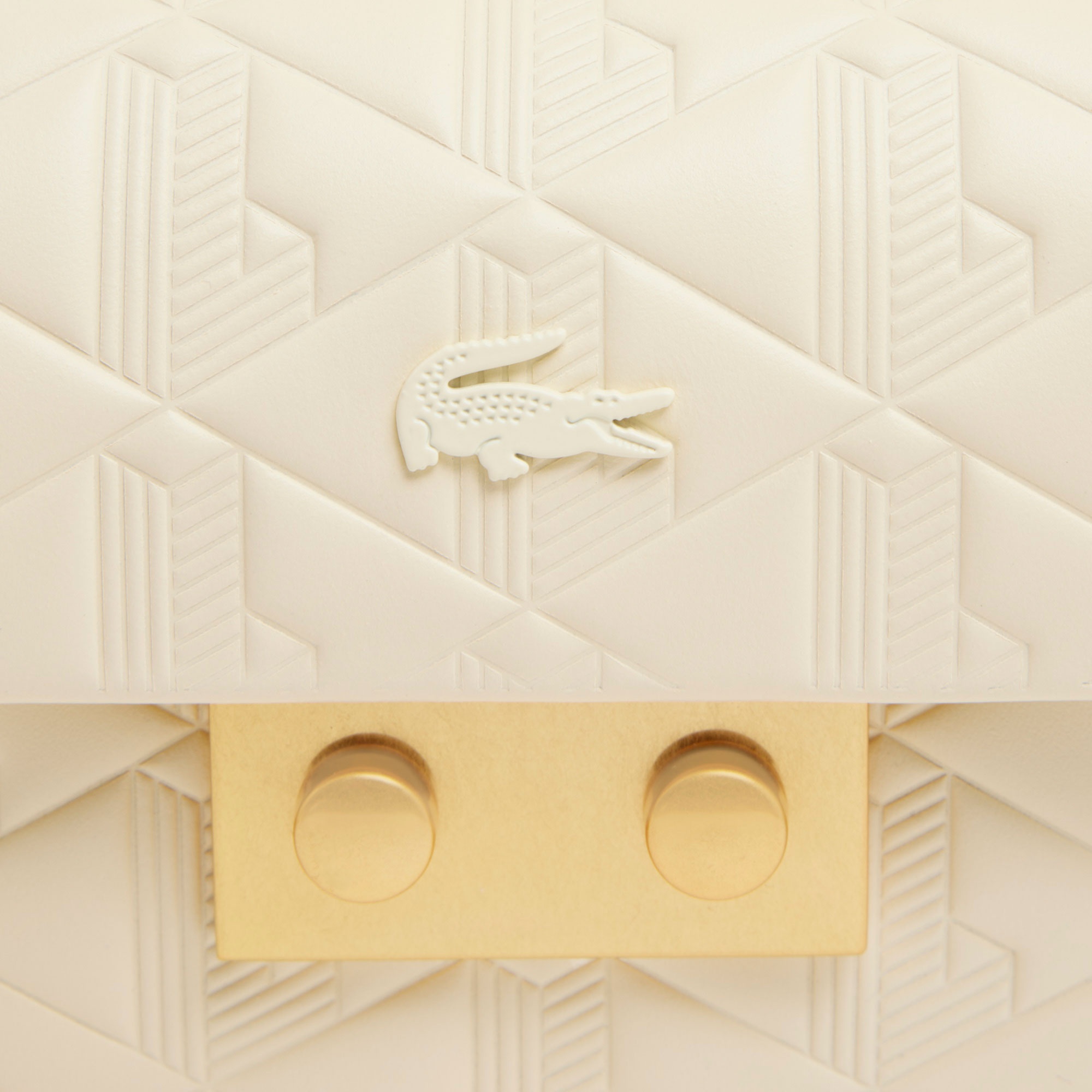 Maheki Kadın Monogram Krem Omuz Çantası