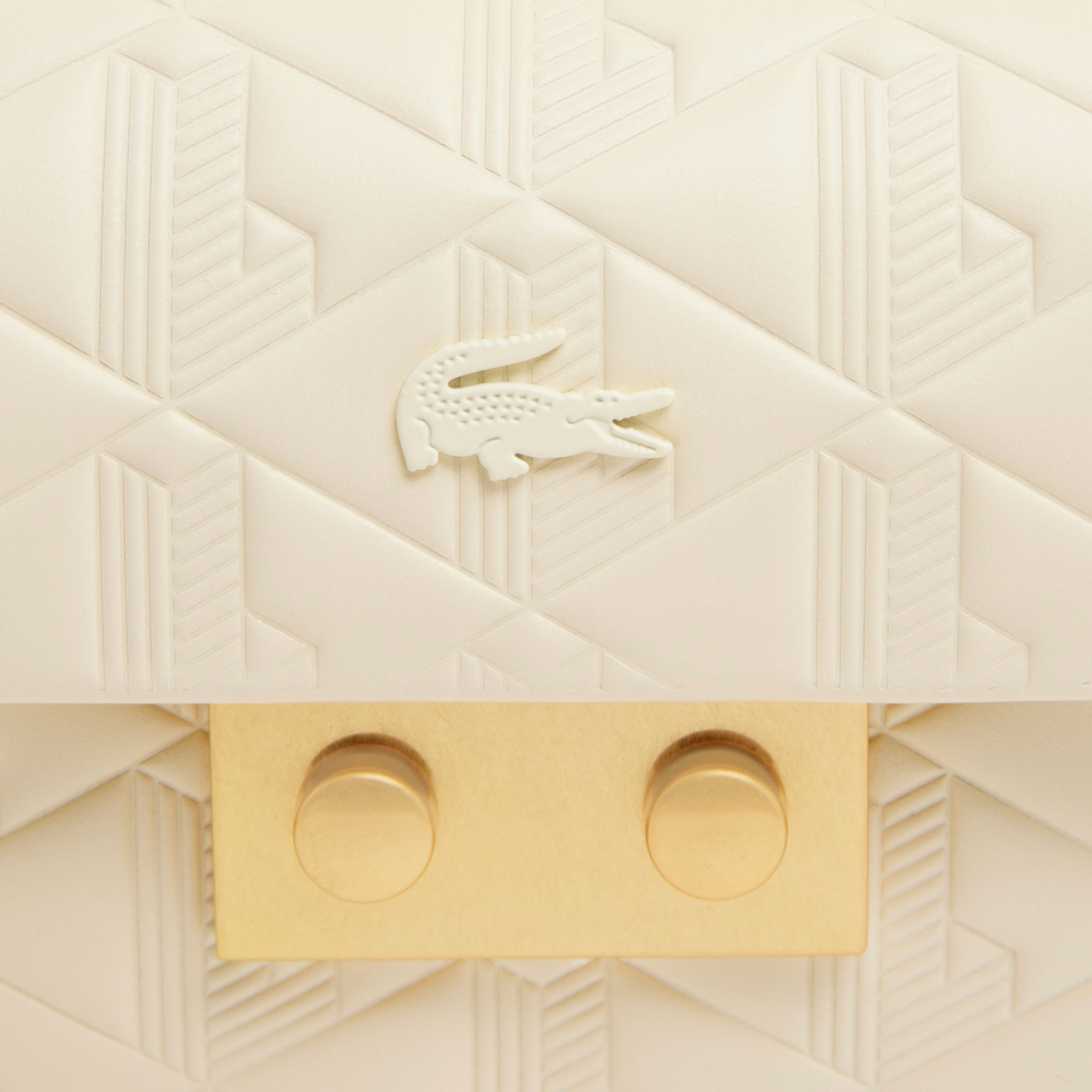 Maheki Kadın Monogram Krem Omuz Çantası