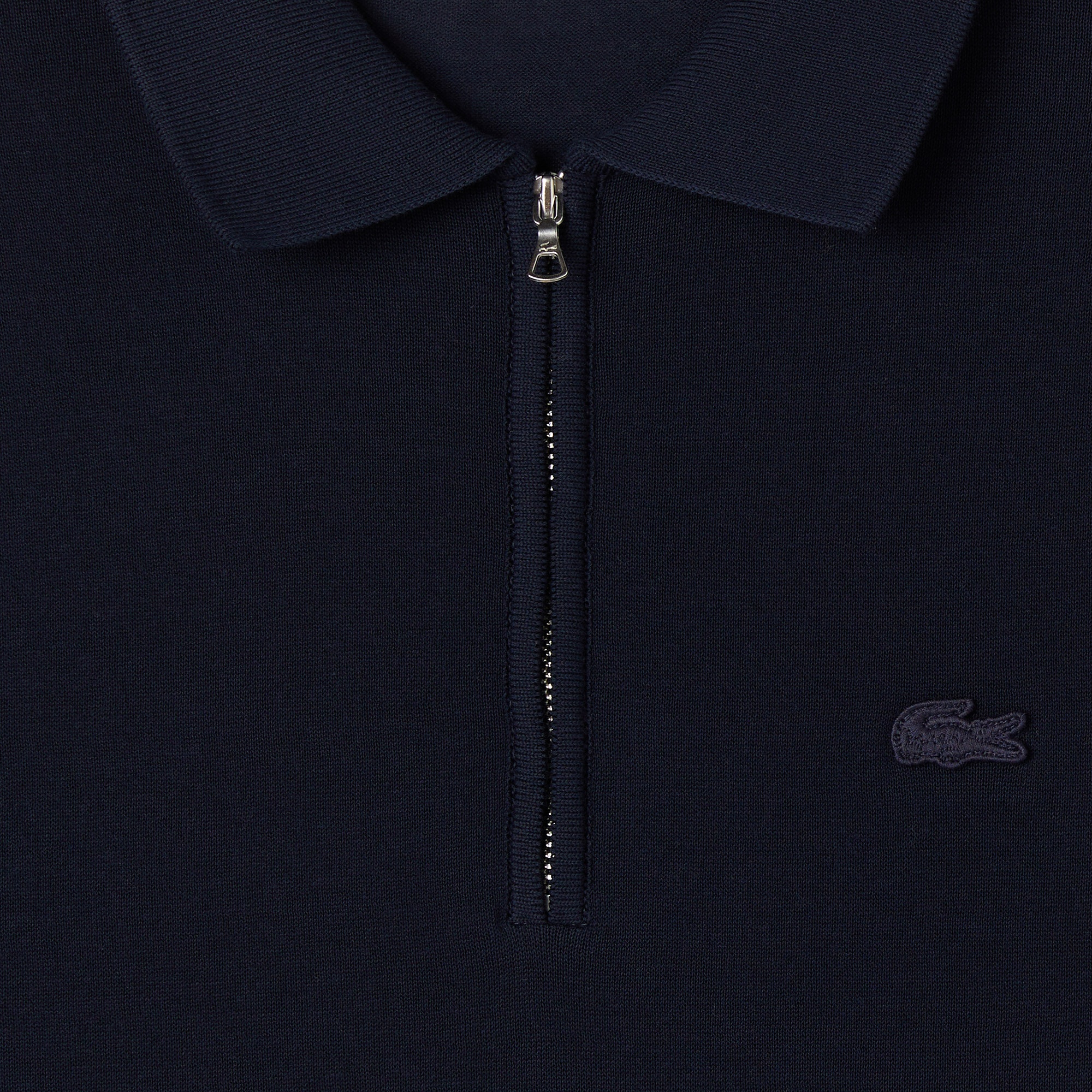 Erkek Classic Fit Kısa Kollu Polo Yaka Lacivert Triko