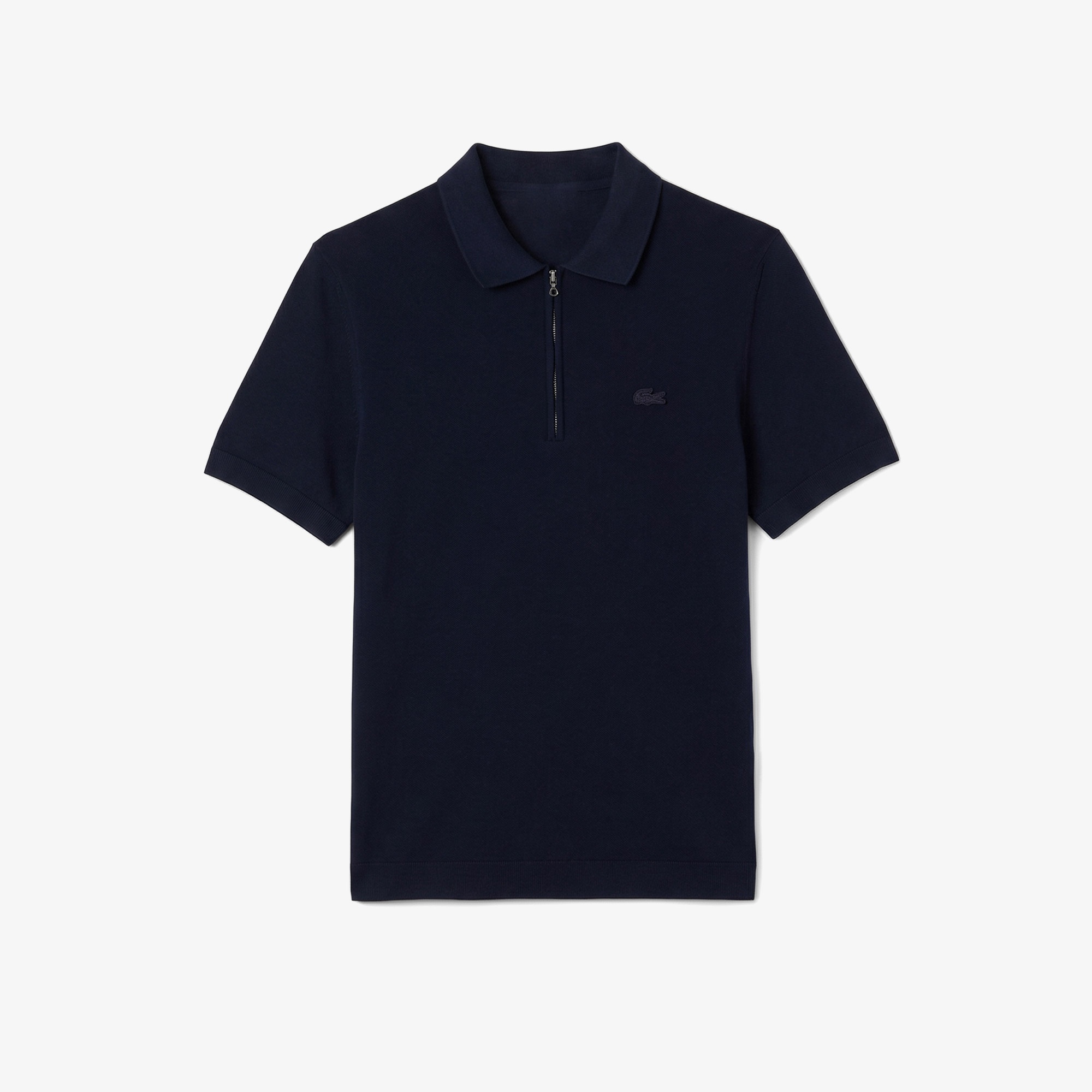 Erkek Classic Fit Kısa Kollu Polo Yaka Lacivert Triko