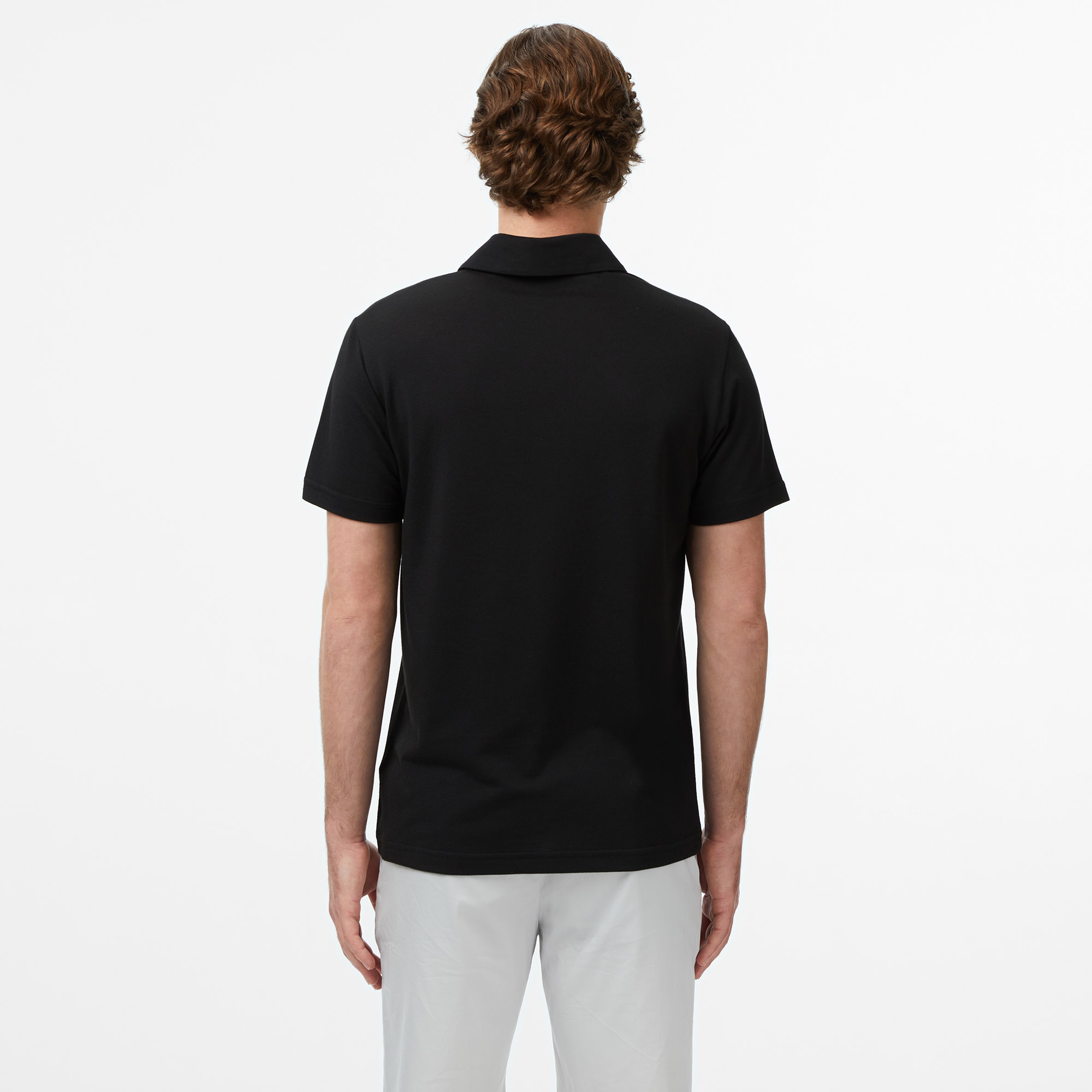 Erkek Regular Fit Siyah Polo Erkek Regular Fit Siyah Polo