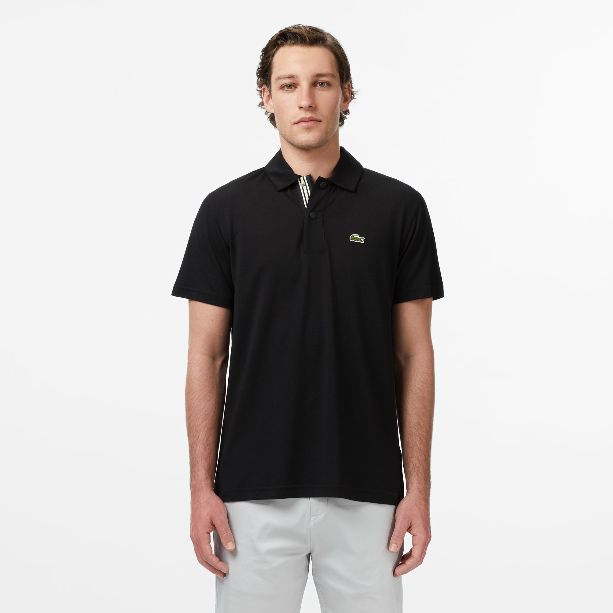 Erkek Regular Fit Siyah Polo
