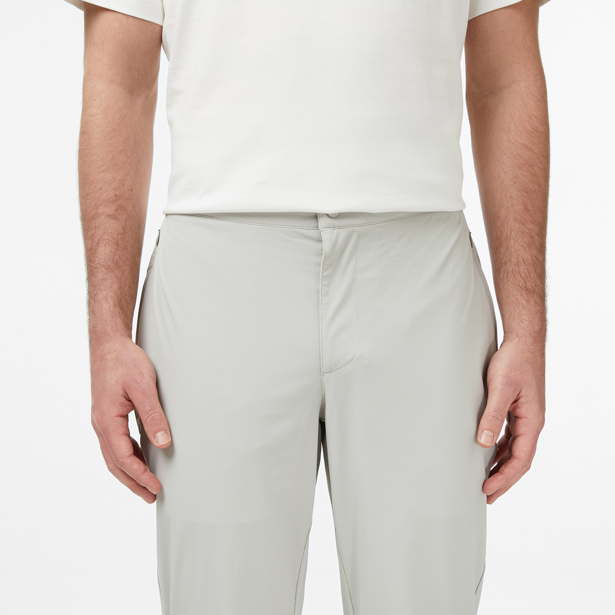 Lacoste Erkek Tapered Fit Gri Pantolon görsel 7