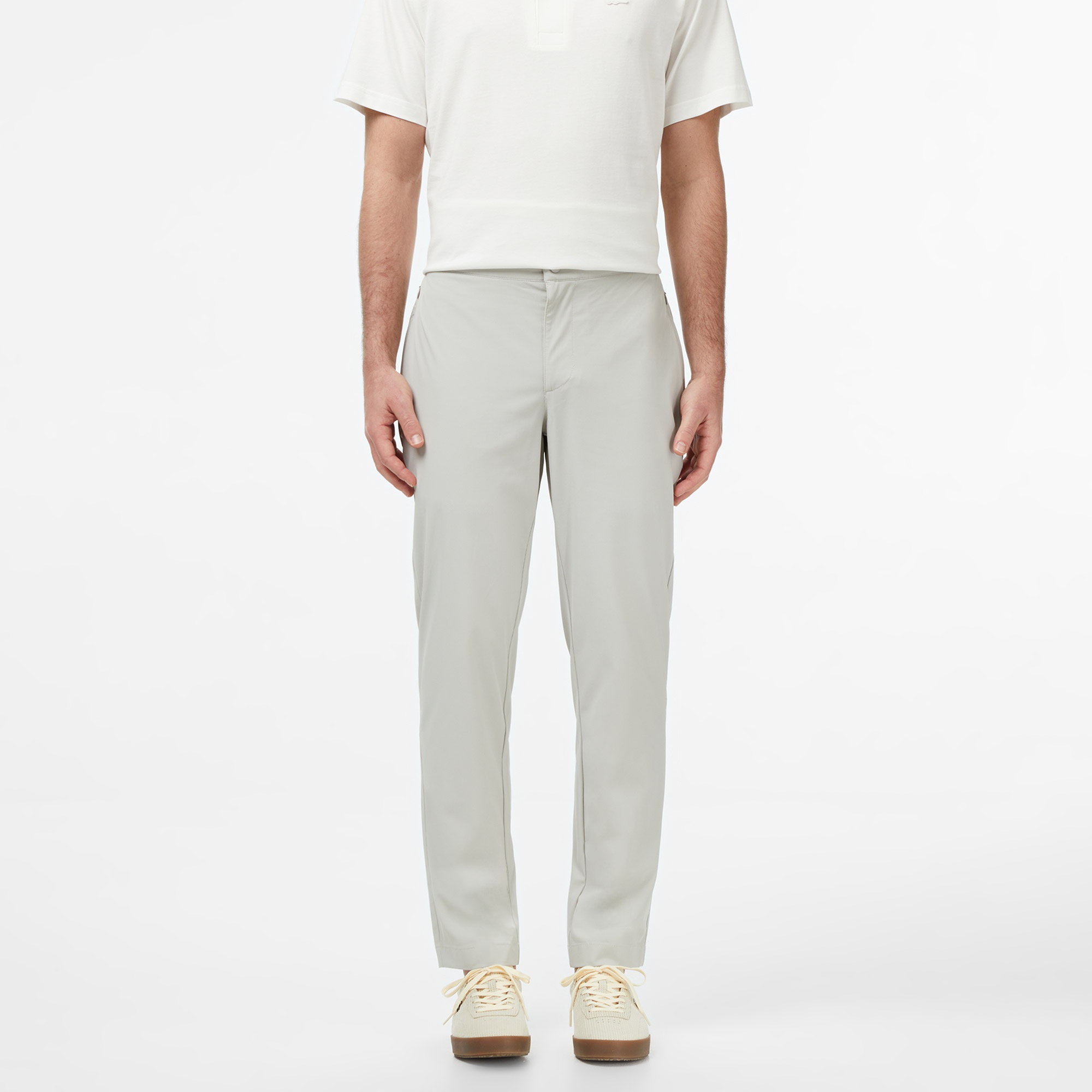 Erkek Tapered Fit Gri Pantolon