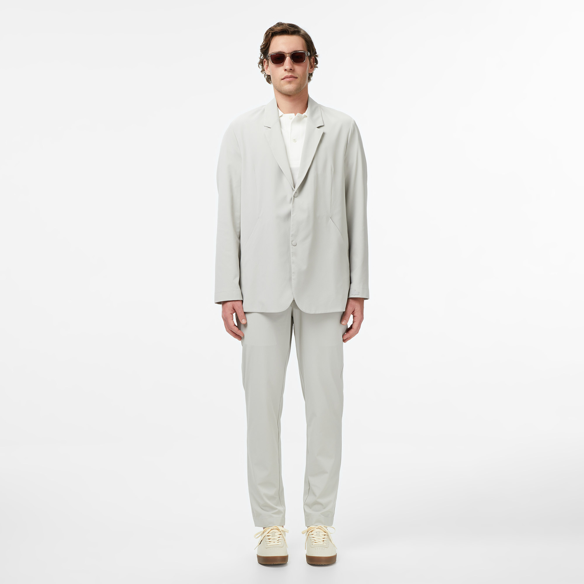 Lacoste Erkek Gri Blazer görsel 5