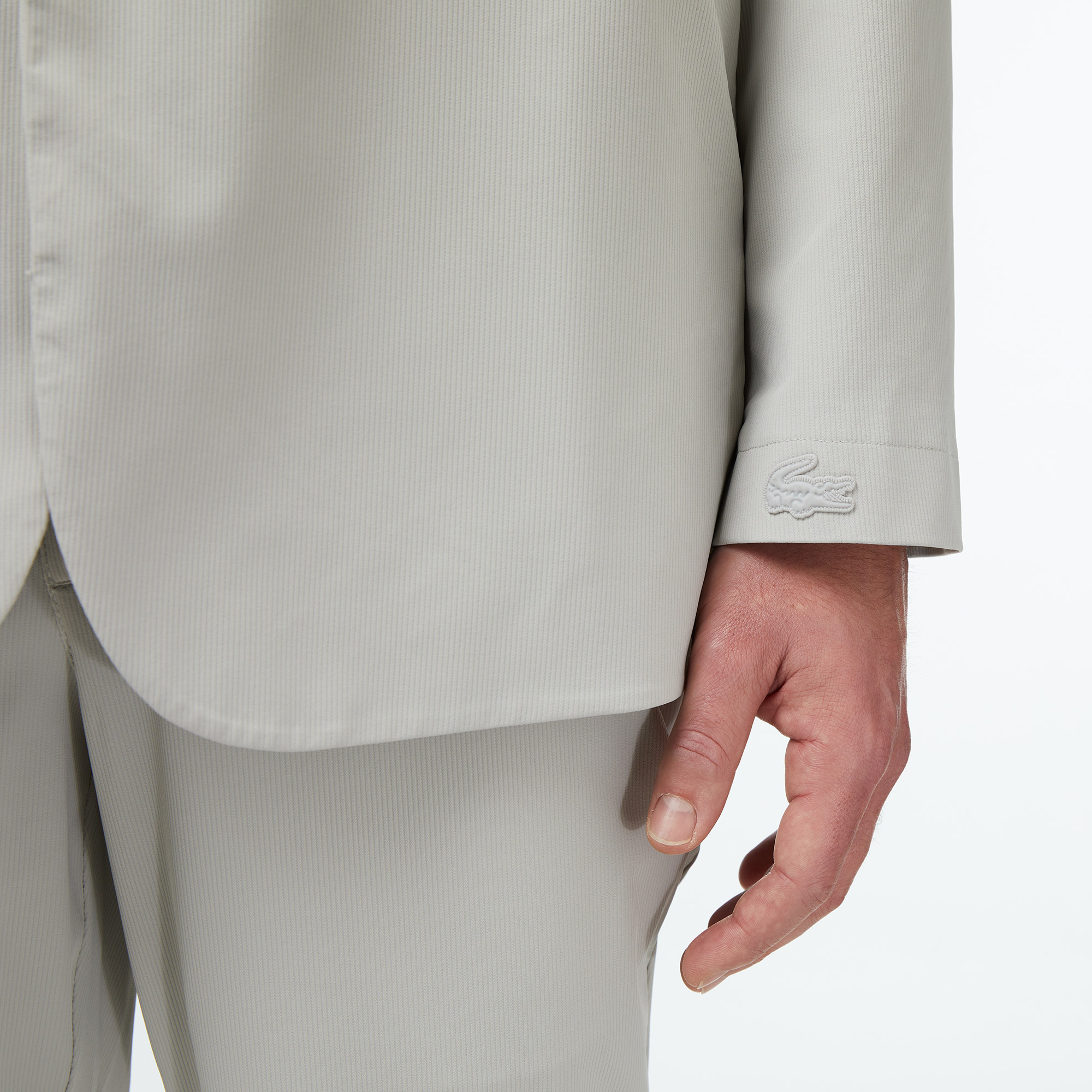 Lacoste Erkek Gri Blazer görsel 7