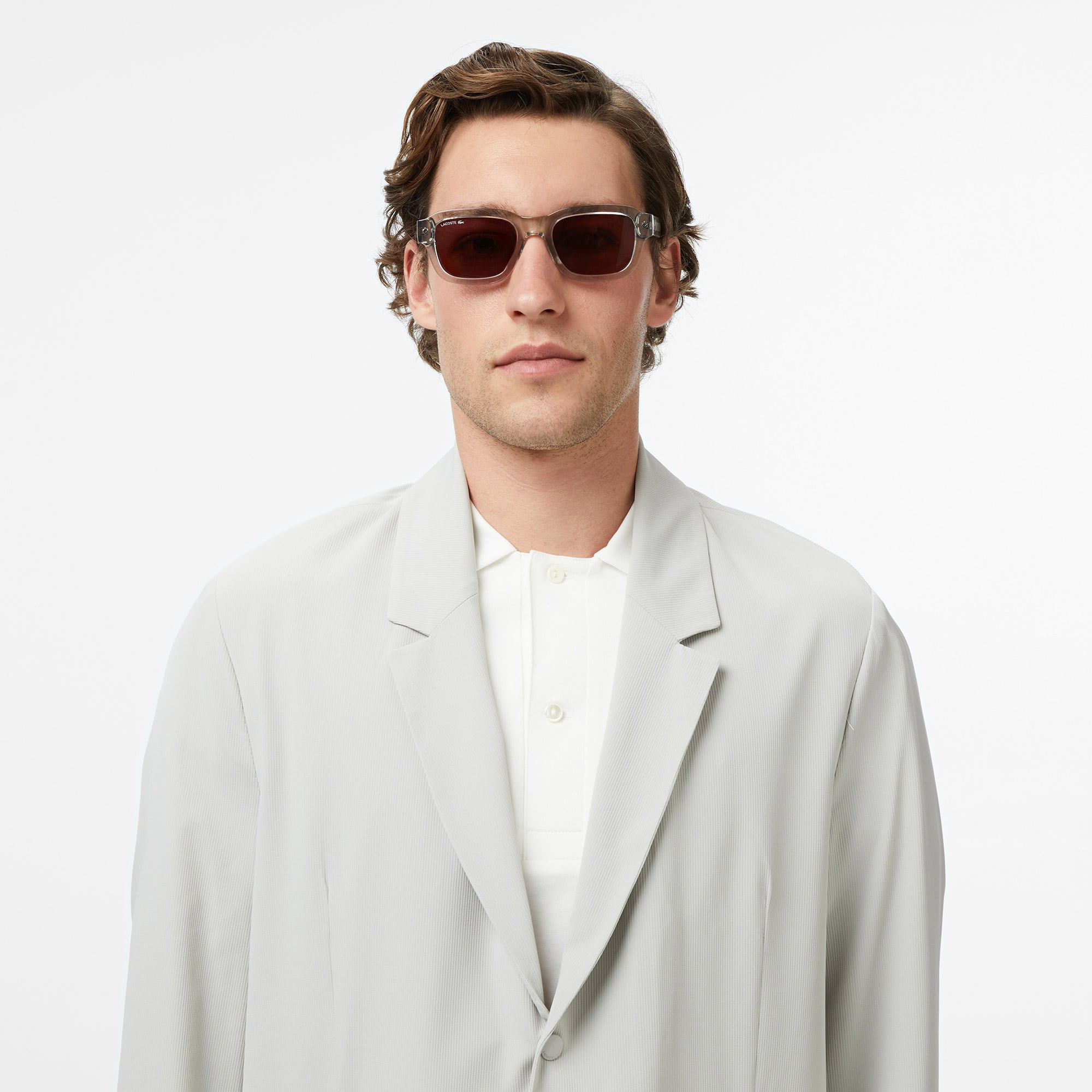 Lacoste Erkek Gri Blazer görsel 6