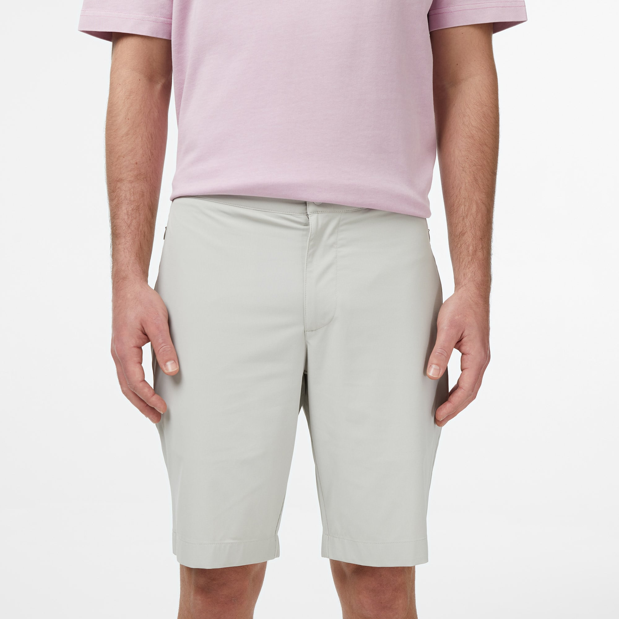 Lacoste Erkek Tapered Fit Gri Bermuda Şort görsel 6