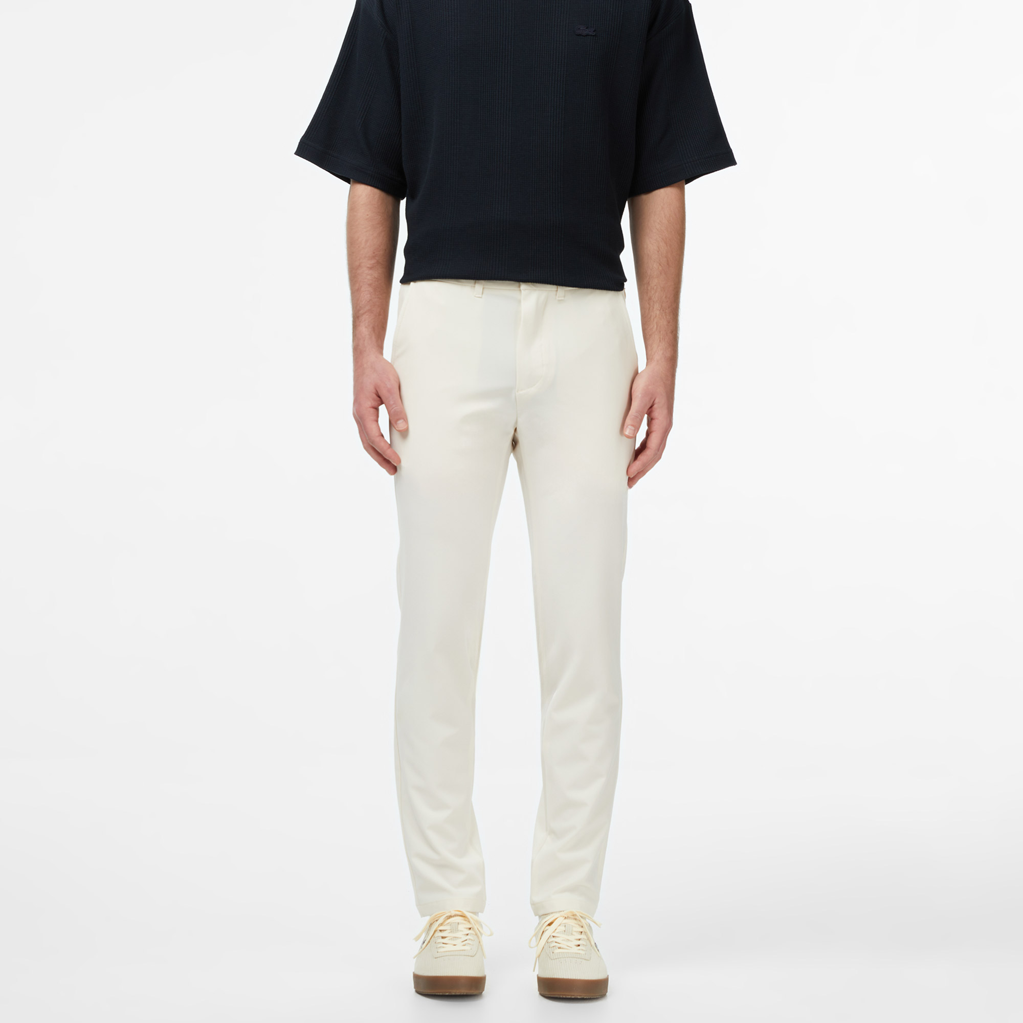 Lacoste Erkek Krem Chino Pantolon görsel 4