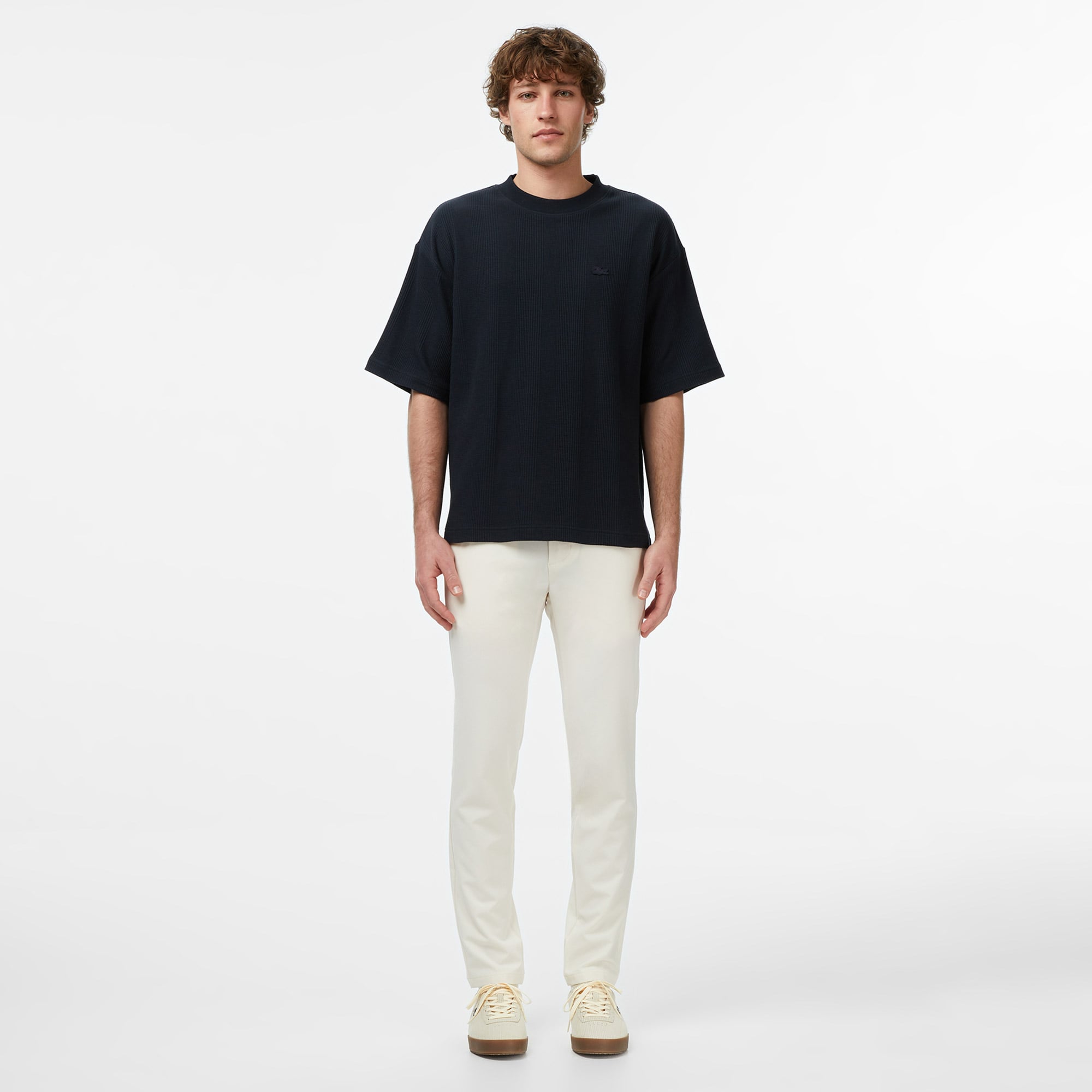 Lacoste Erkek Krem Chino Pantolon