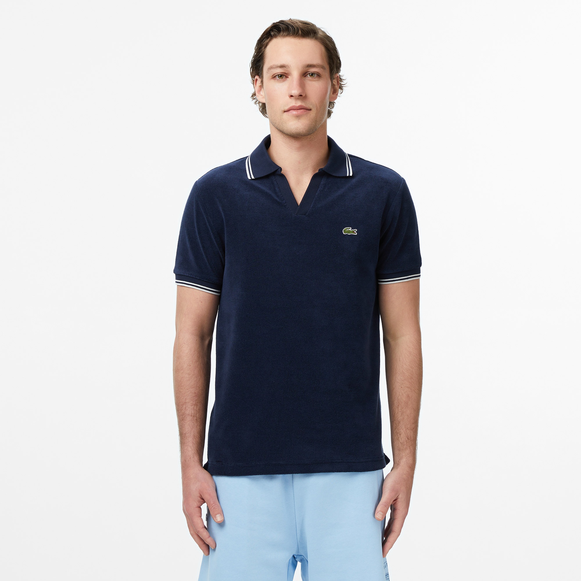 Erkek Regular Fit Polo Yaka Lacivert Polo