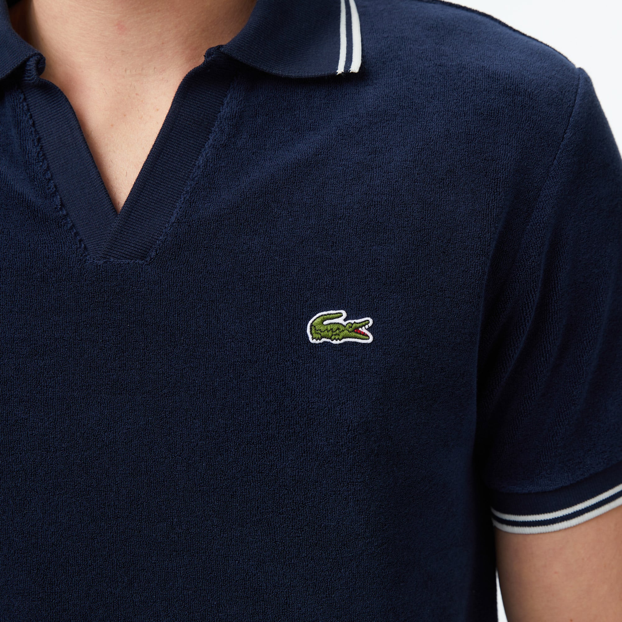 Lacoste Erkek Regular Fit Lacivert Polo görsel 7
