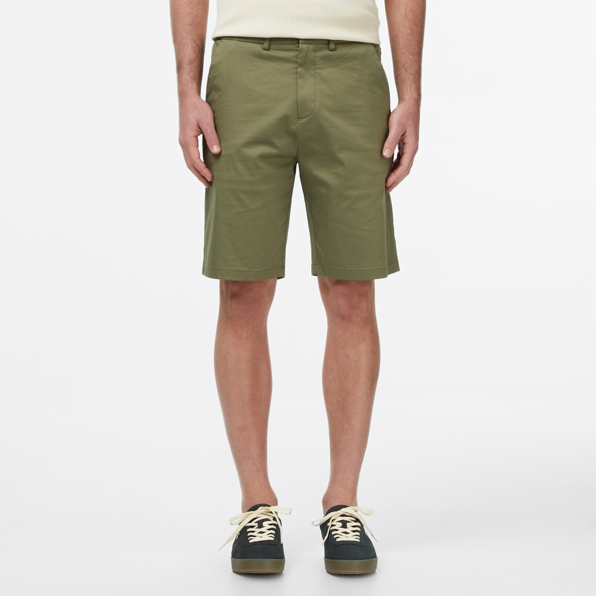 Lacoste Erkek Regular Fit Haki Bermuda Şort görsel 5