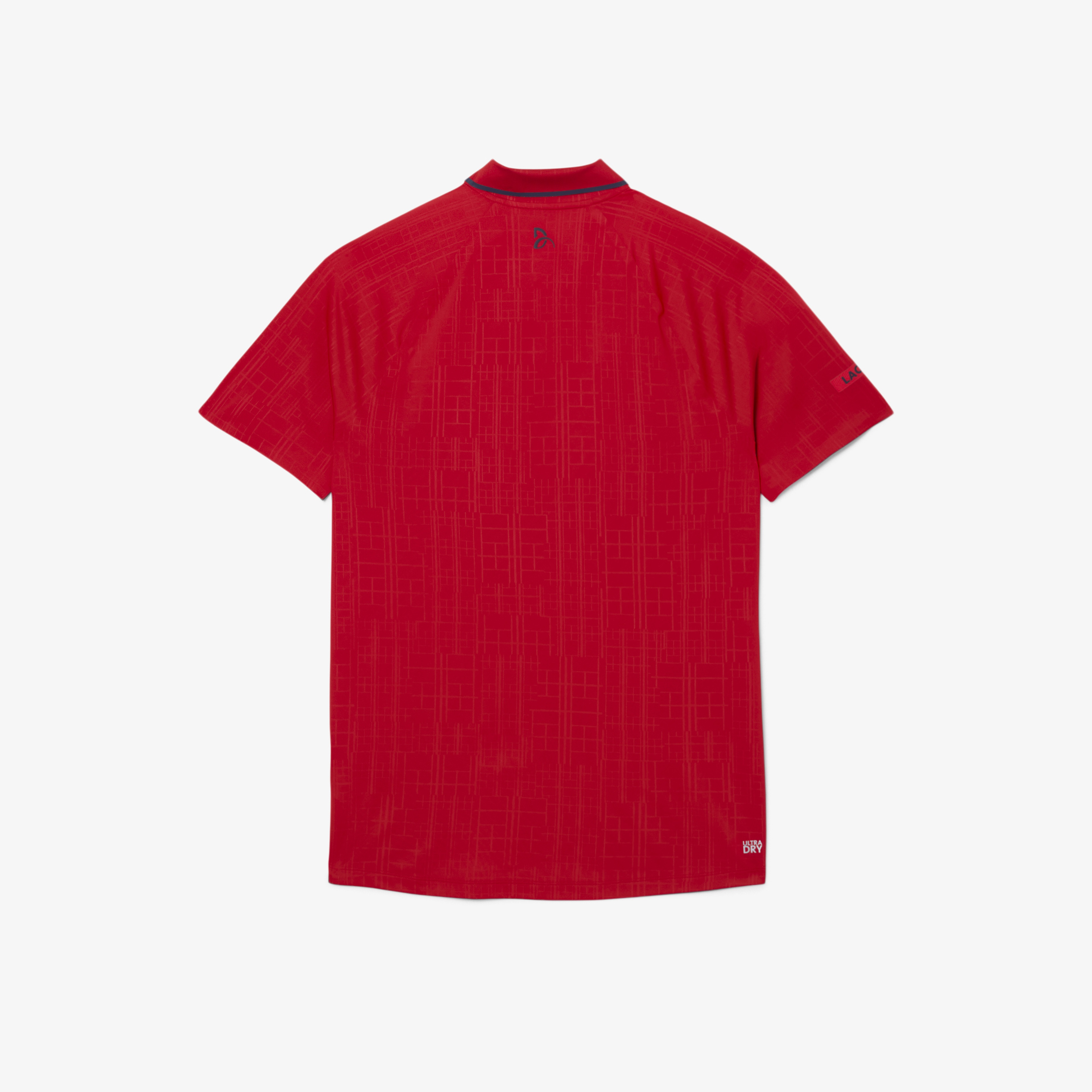 Tennis x Novak Djokovic Erkek Slim Fit  Desenli Kırmızı Polo