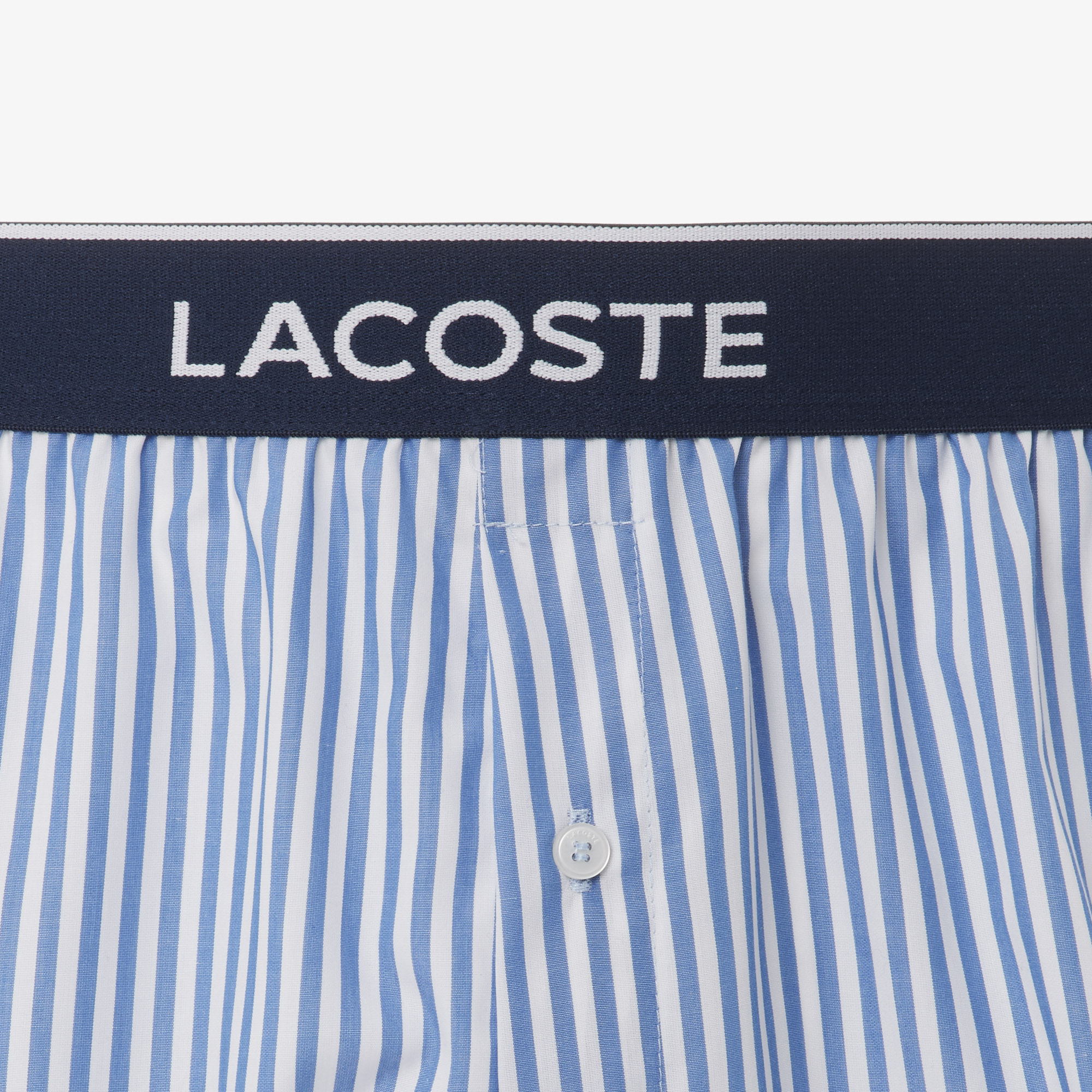 Lacoste Erkek 3'lü Mavi Boxer görsel 6