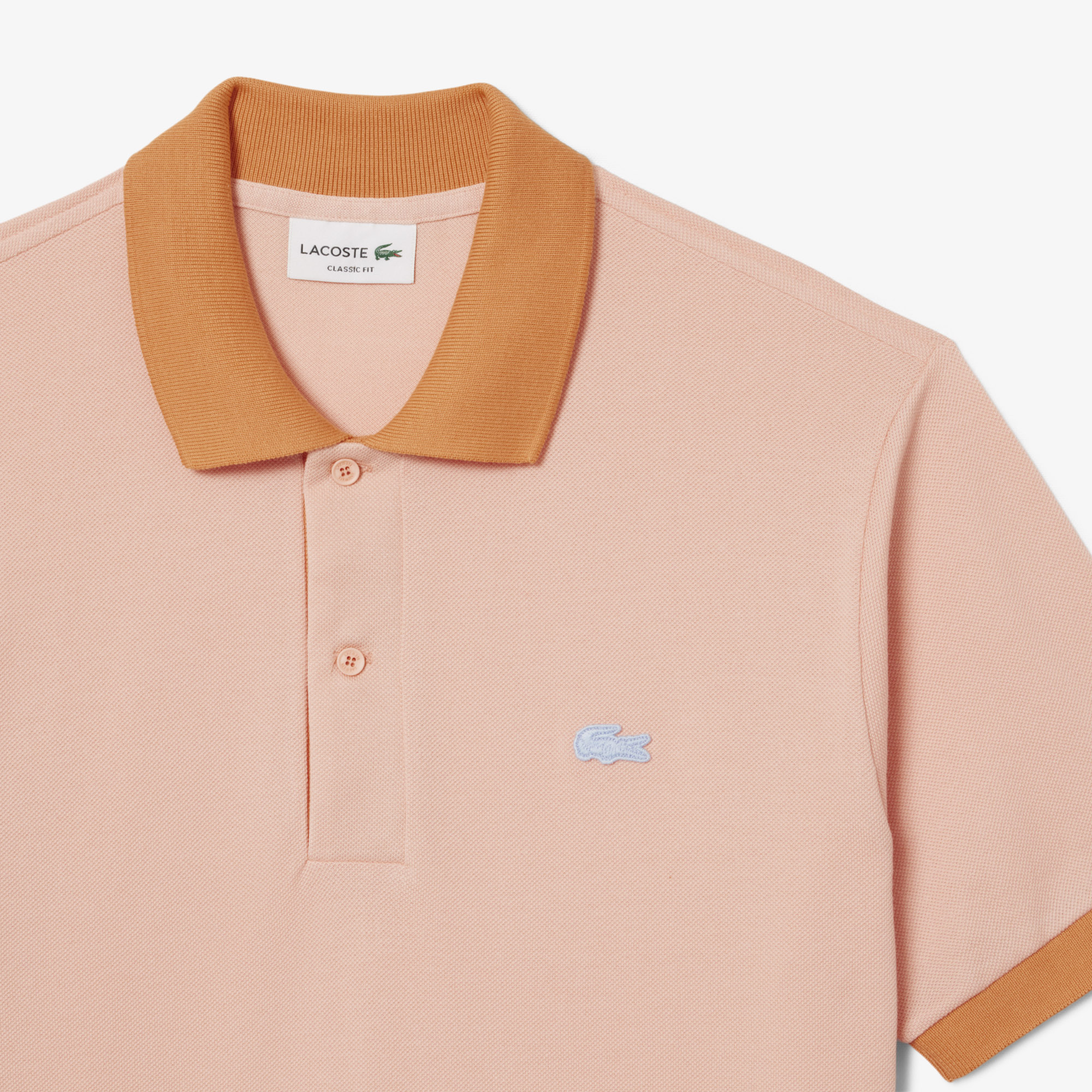 Lacoste Erkek Classic Fit Turuncu Polo görsel 6