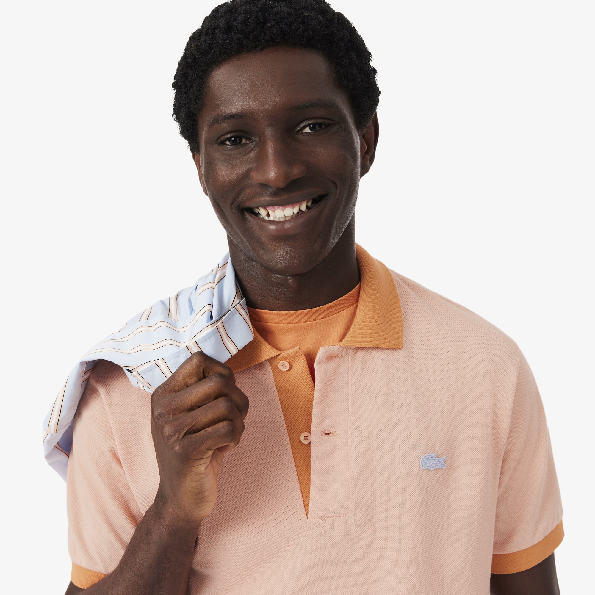 Lacoste Erkek Classic Fit Turuncu Polo görsel 2