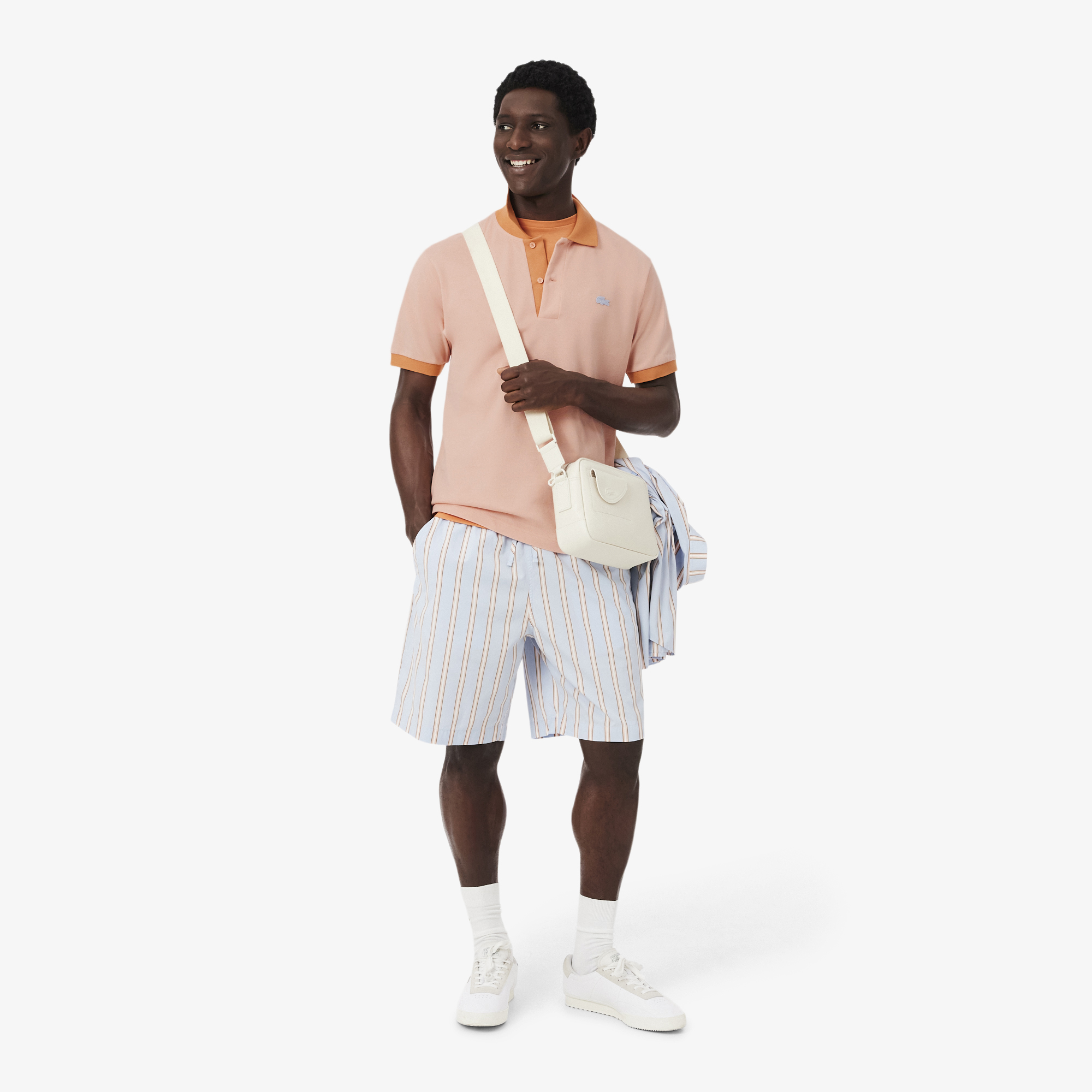 Lacoste Erkek Classic Fit Turuncu Polo görsel 4