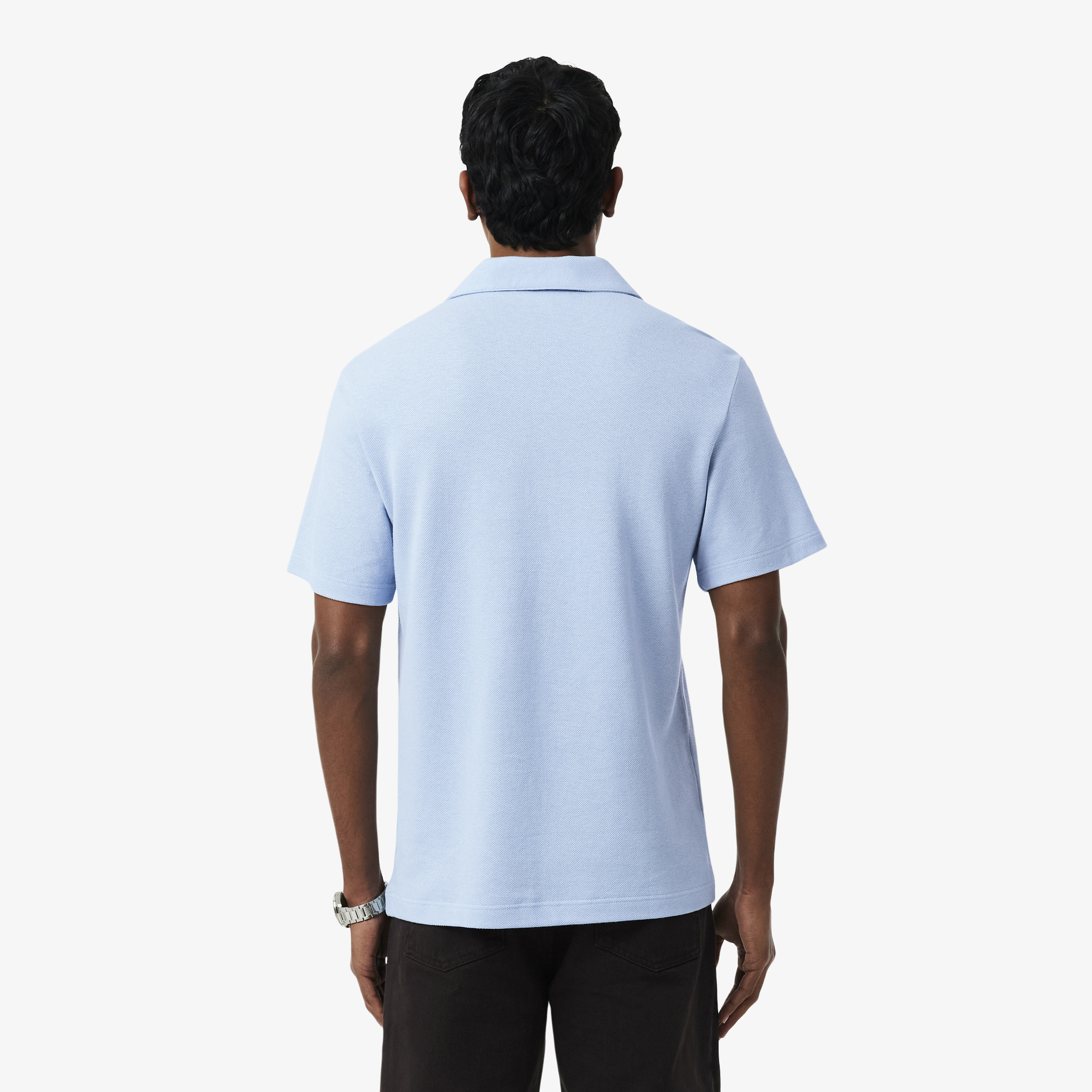 Erkek Classic Fit Mavi Polo