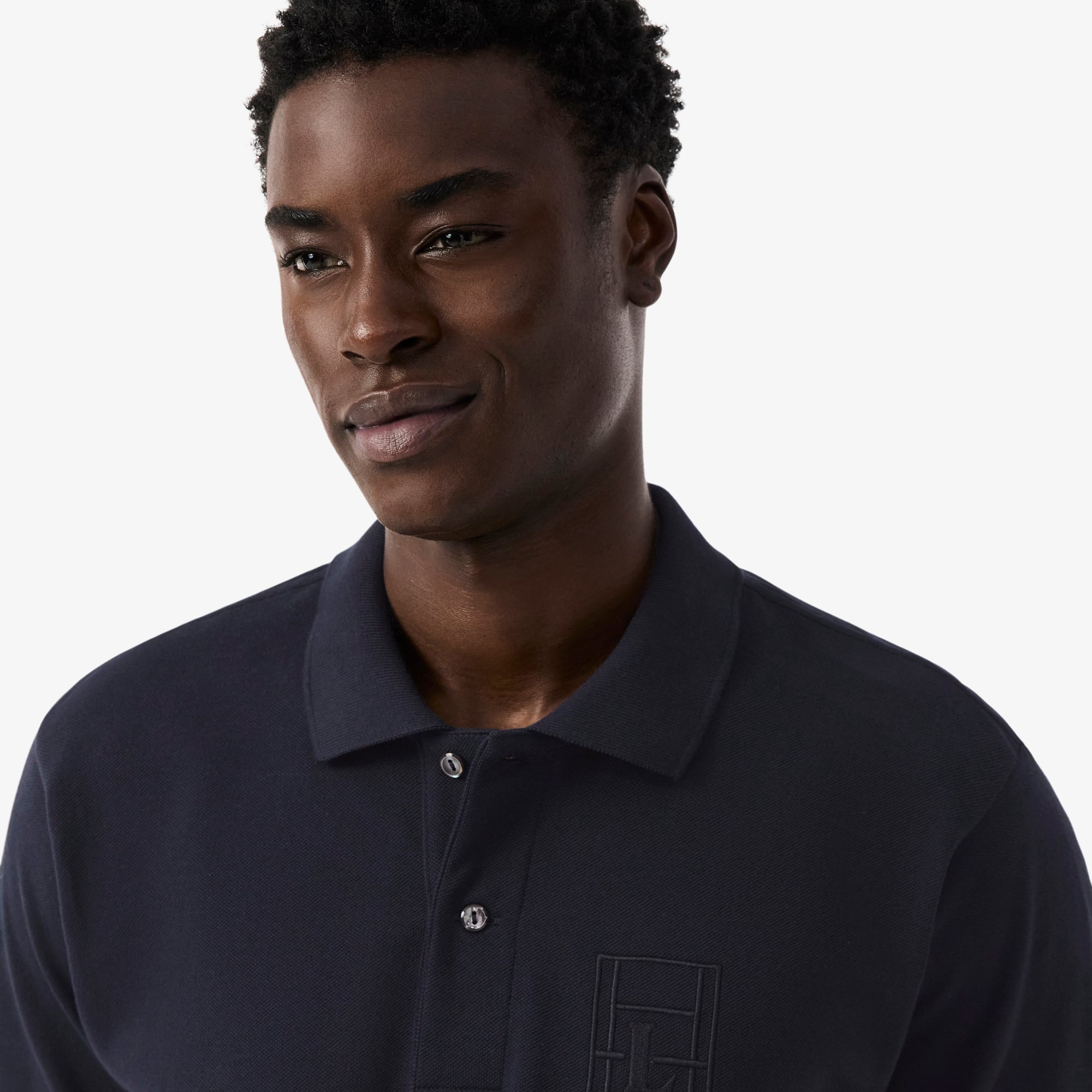 Lacoste Erkek Classic Fit Koyu Gri Polo görsel 2