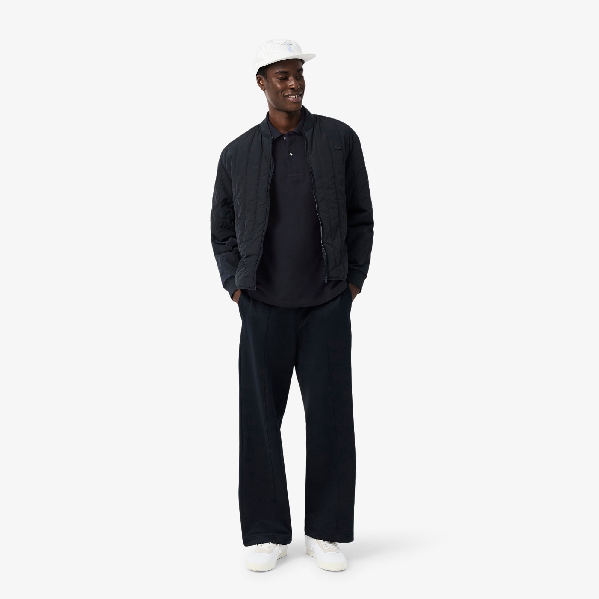 Lacoste Erkek Classic Fit Koyu Gri Polo görsel 4