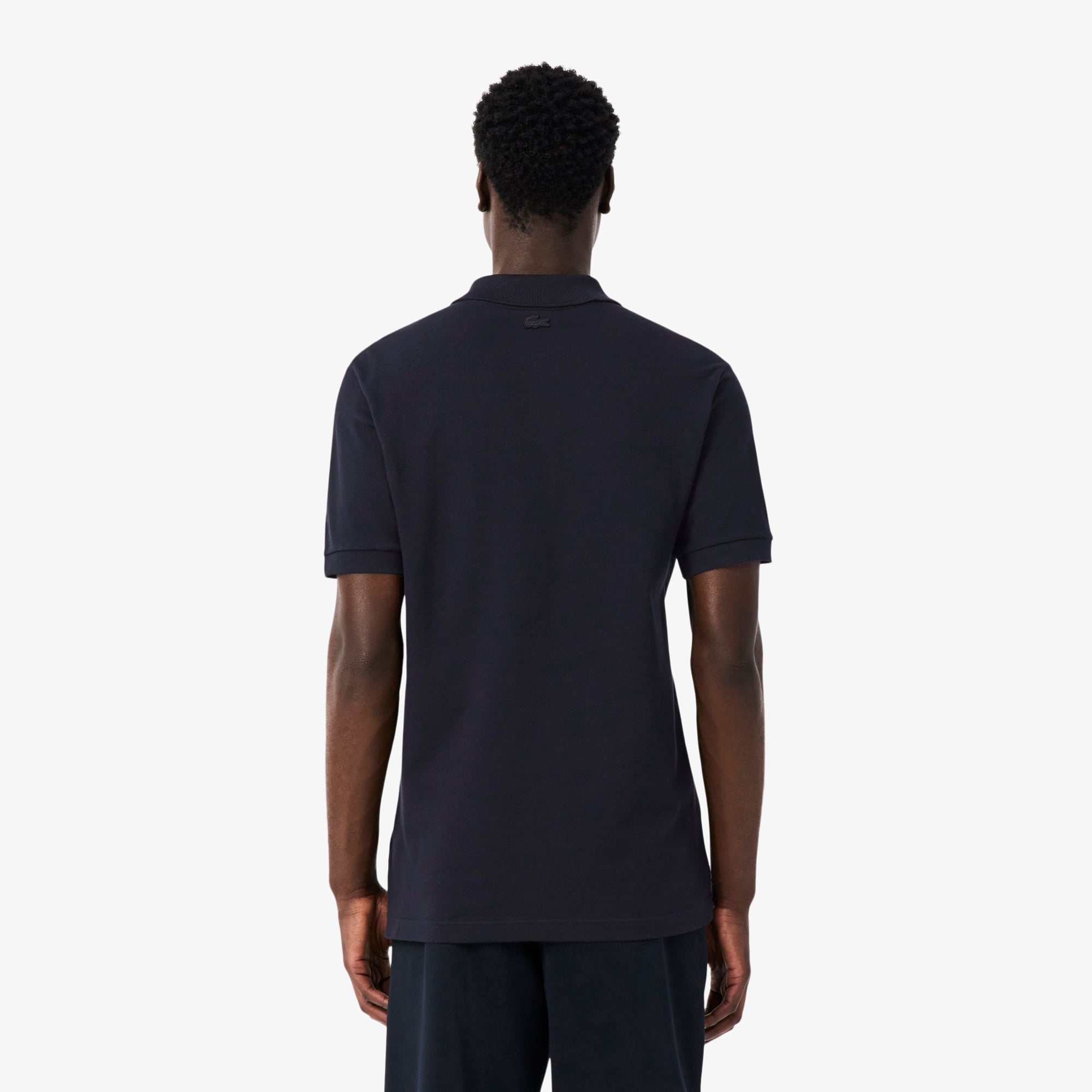 Lacoste Erkek Classic Fit Koyu Gri Polo görsel 3