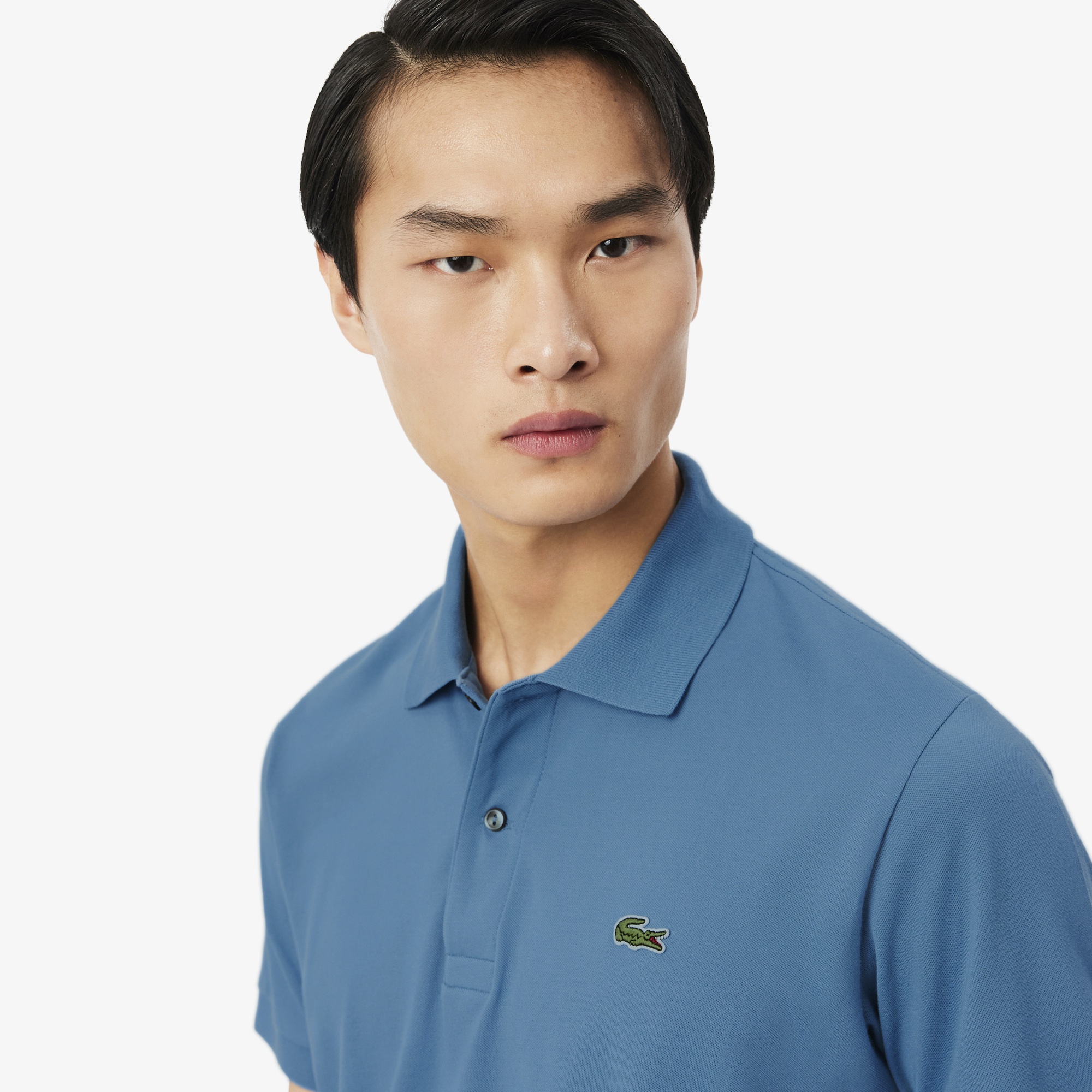 L.12.12 Light Erkek Classic Fit Mavi Polo