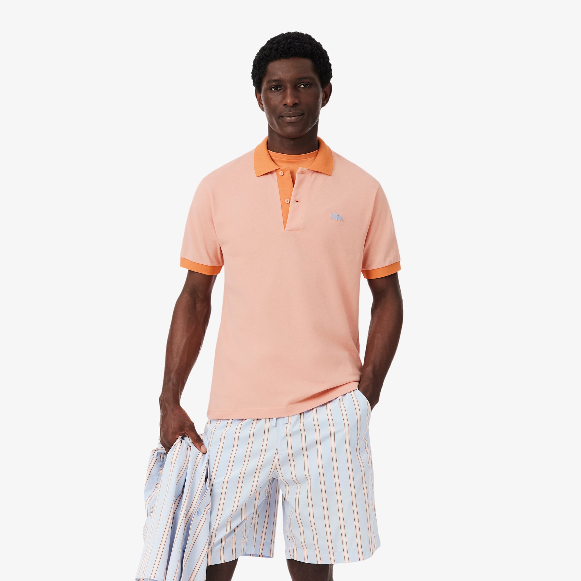 Lacoste Erkek Classic Fit Turuncu Polo