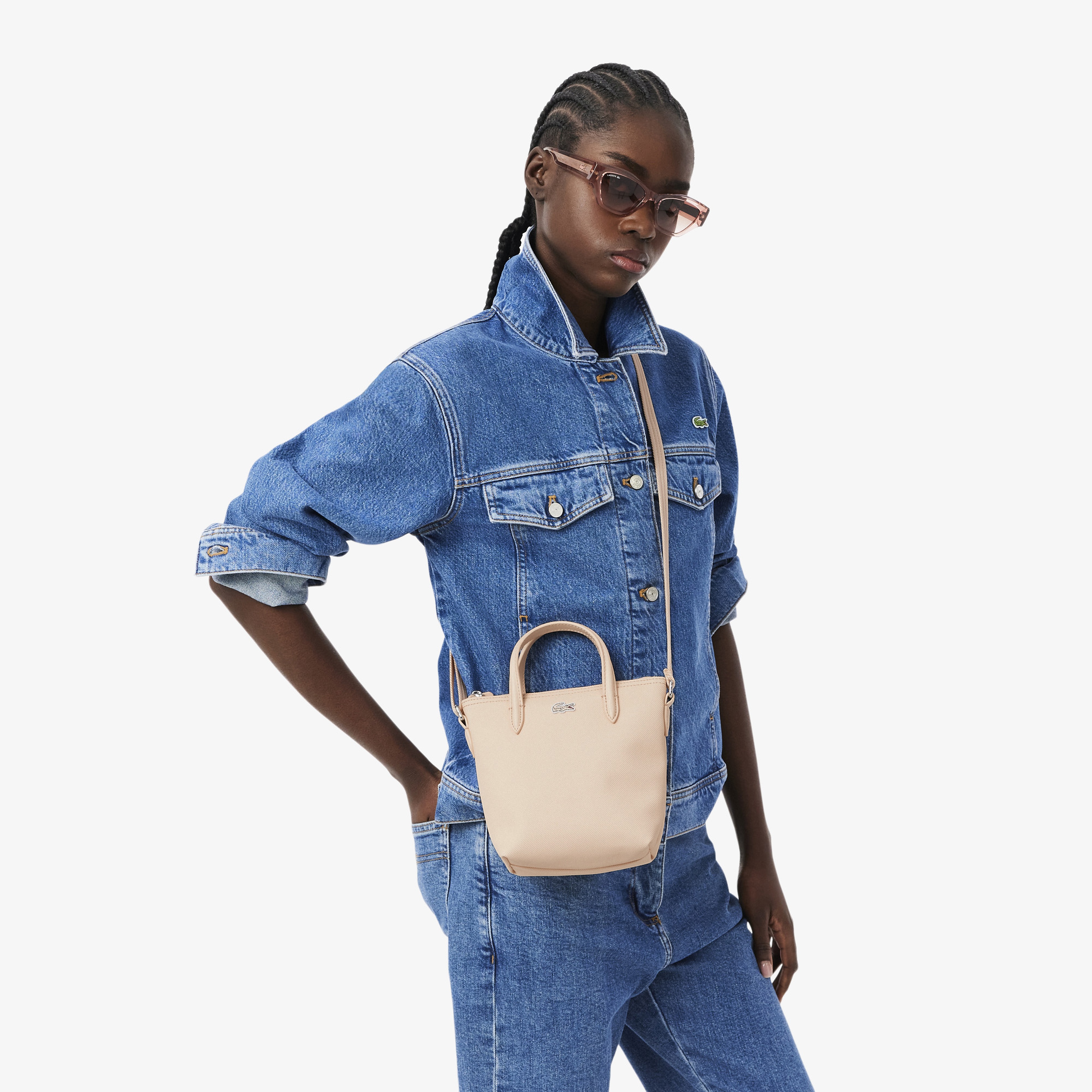 Mini L.12.12 Kadın Turuncu Omuz Çantası